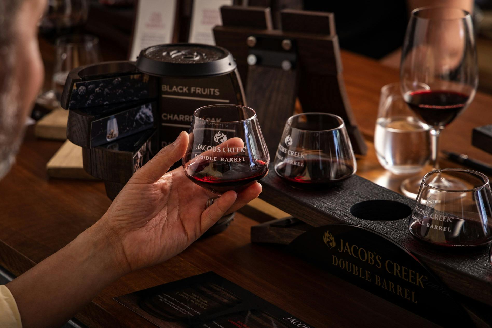 Double-barrel tasting experience