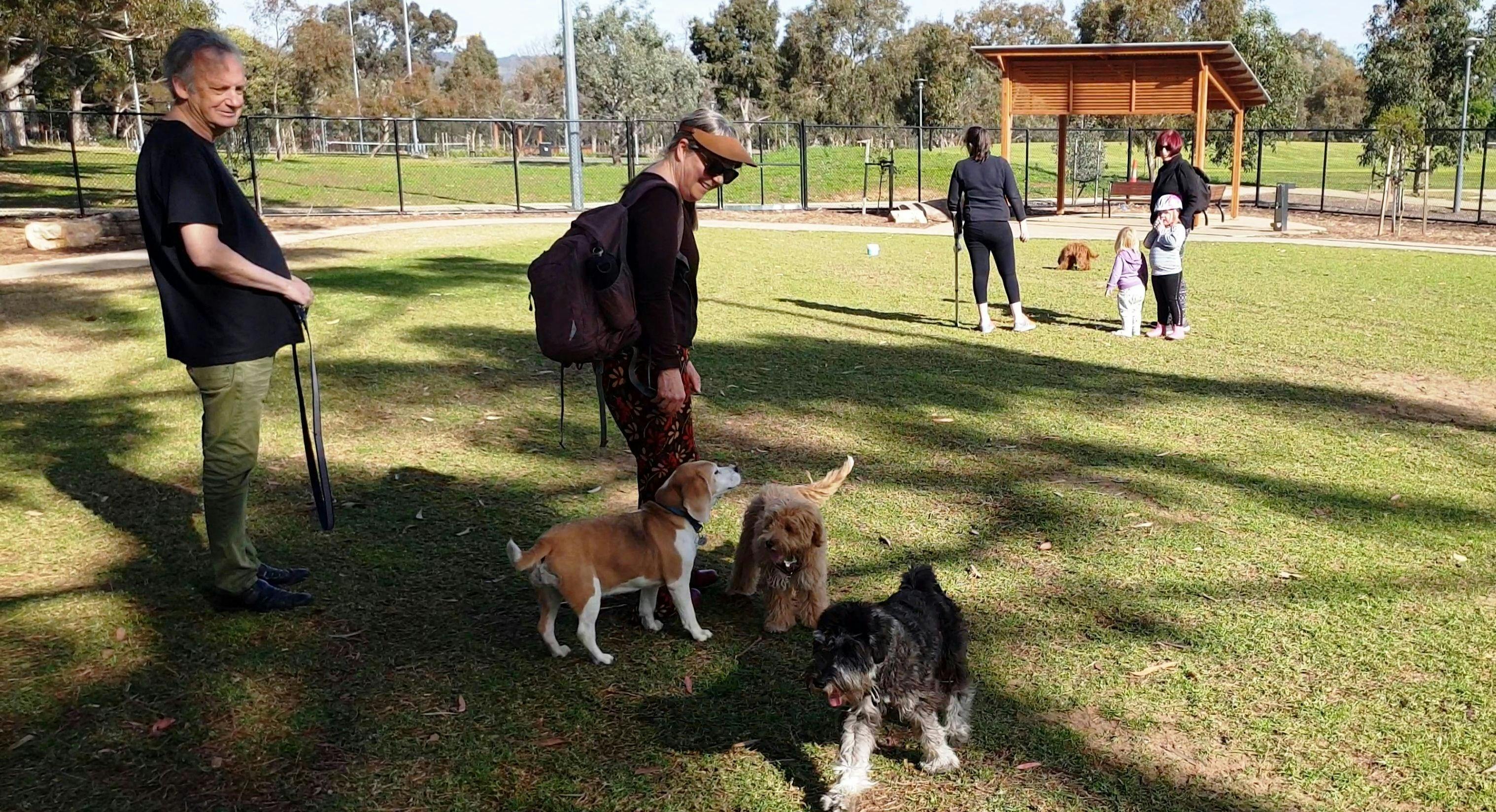 Fenced dog park in Pelzer Park / Pityarilla (Park 19)