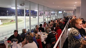 Terrace Restaurant is open on race nights