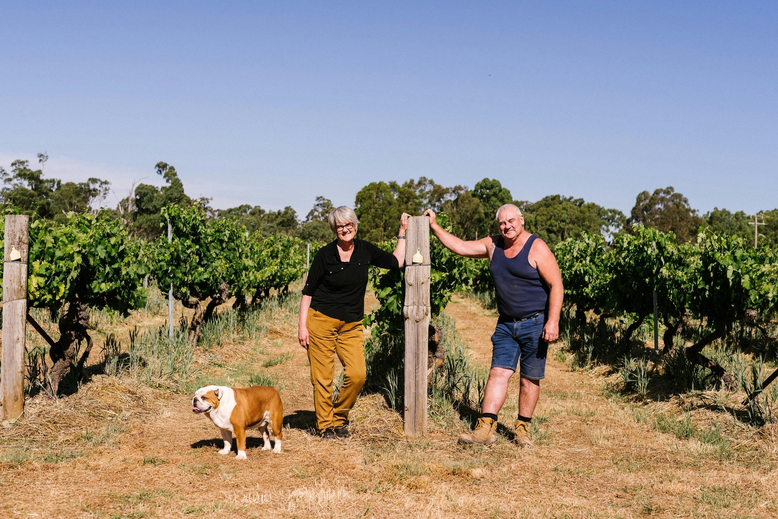 Jones Winery & Vineyard Rutherglen Mandy Arthur Jones Bulldog