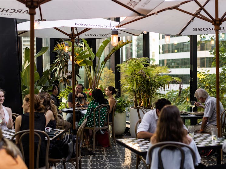 Rooftop Terrace at Green Moustache in North Sydney