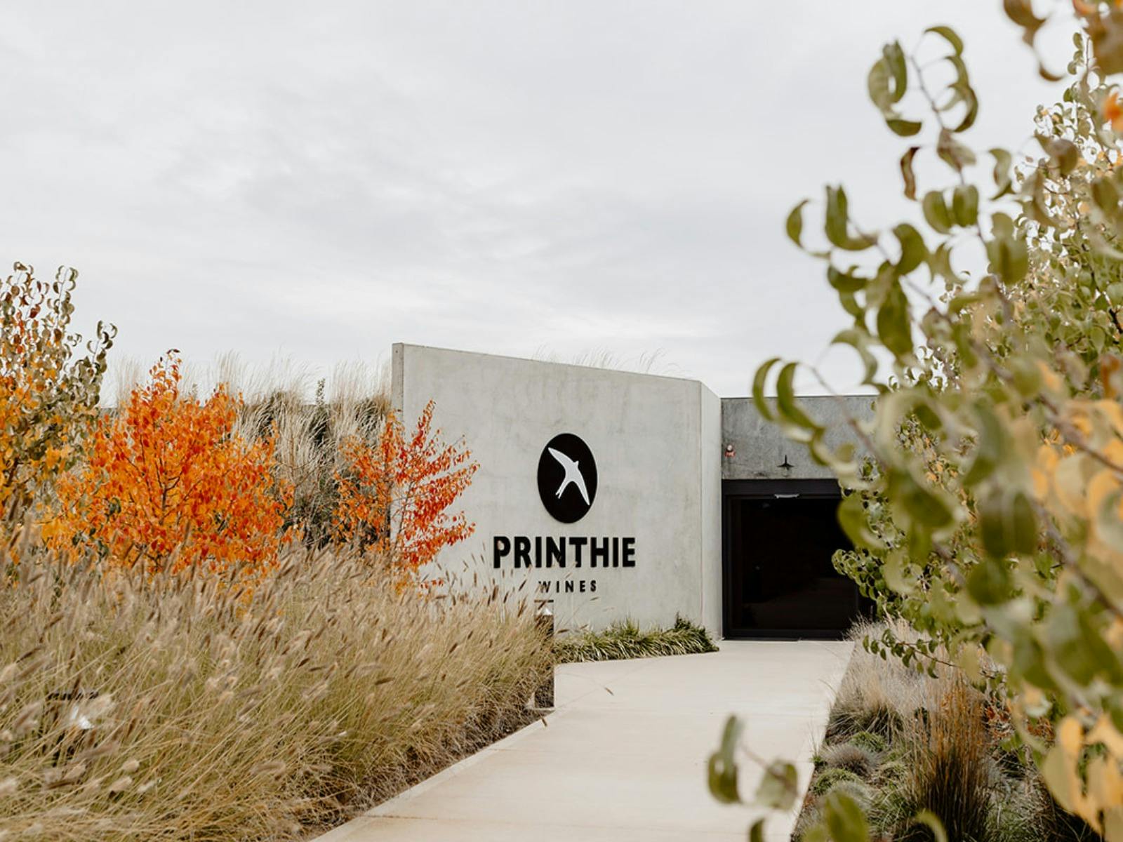 Entrance to Printhie Wines Cellar Door that includes an architecturally designed entrance