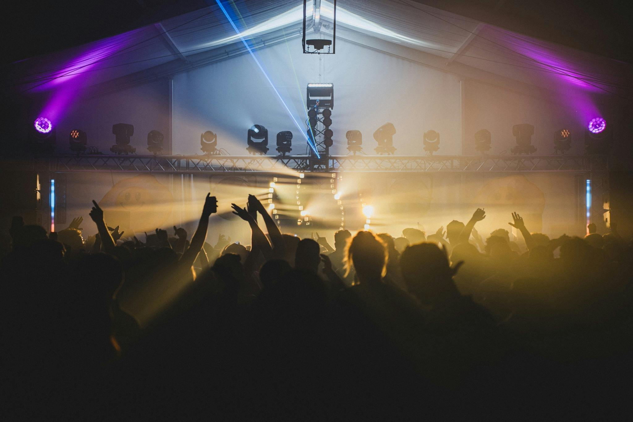 Large Indoor Music Event
