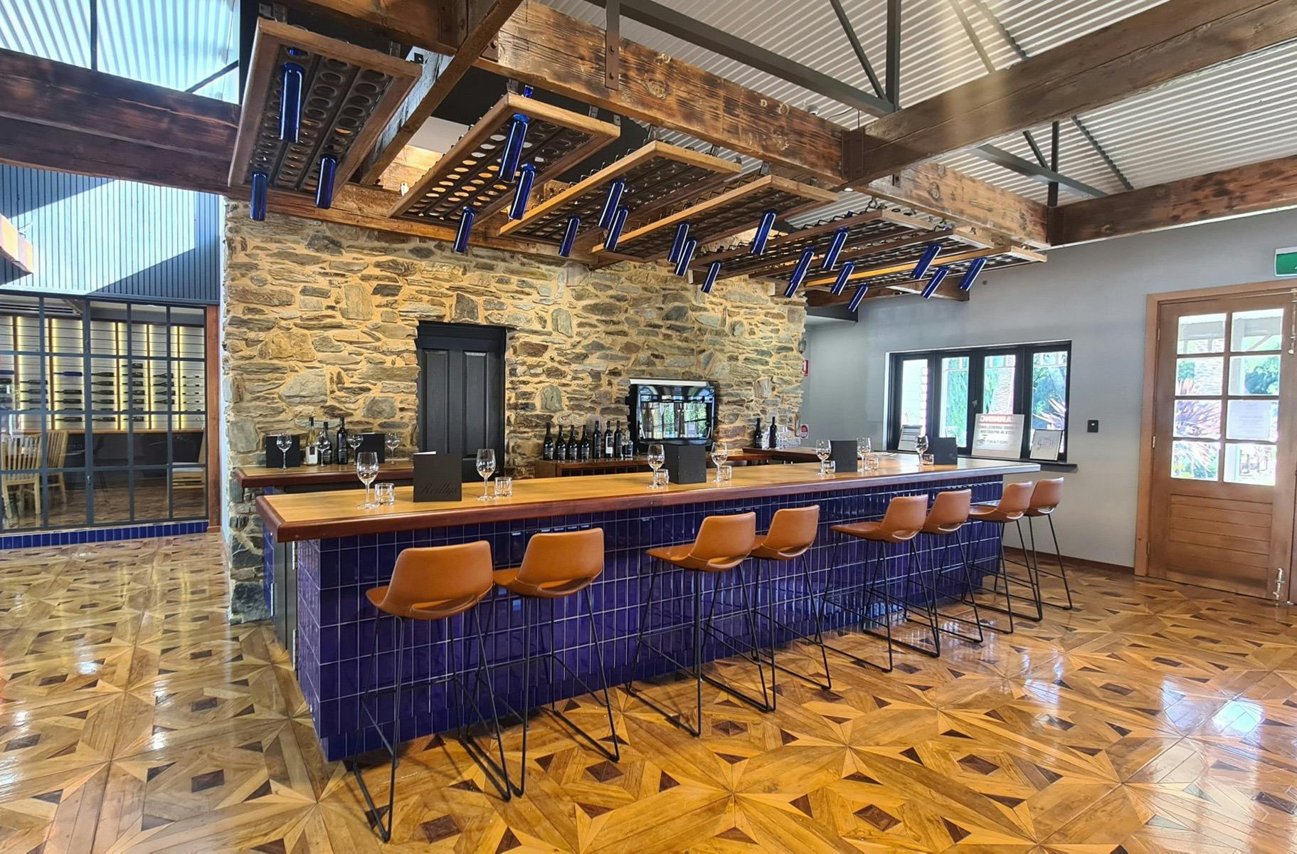 Tasting bar at Reillys II Greenock Cellar Door