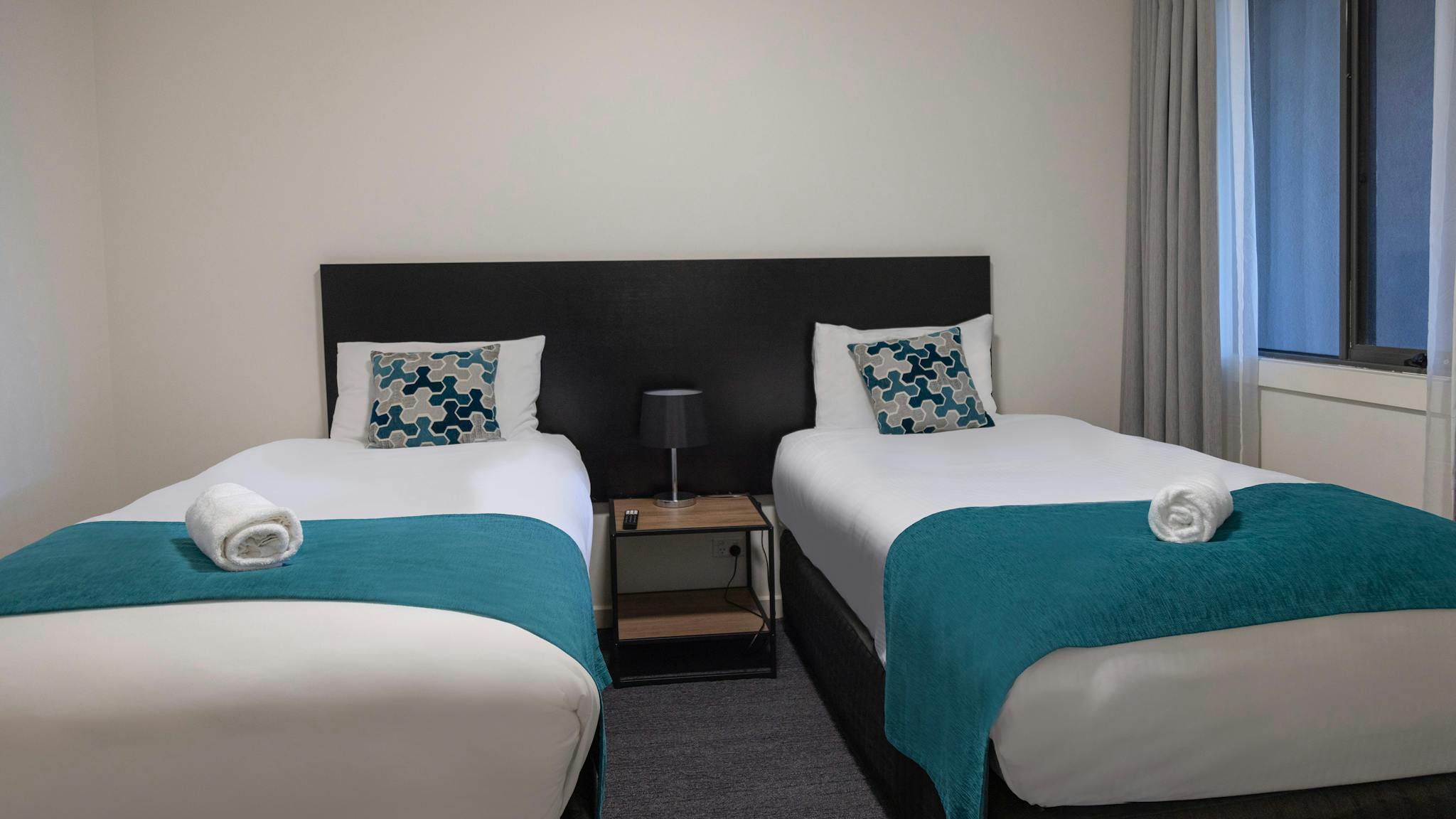 Twin Single Beds In Family Room