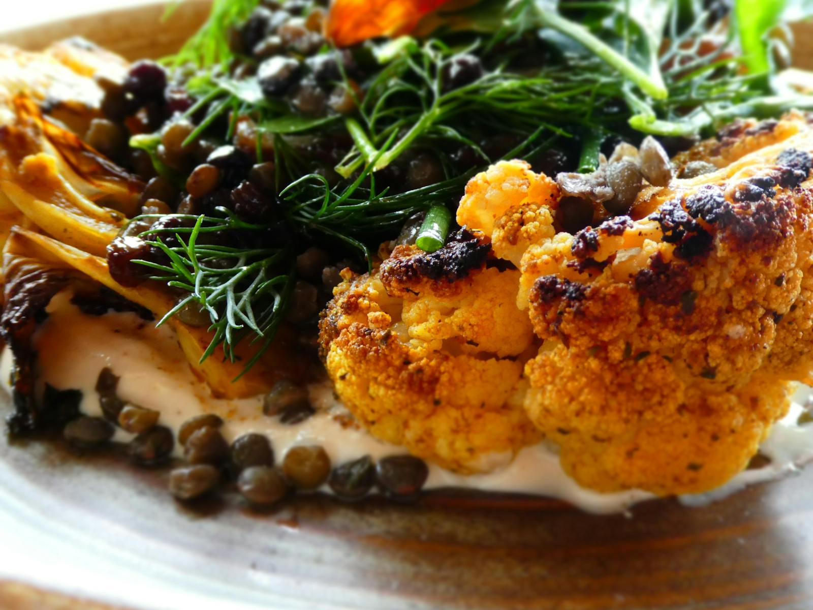 Roasted Cauliflower salad