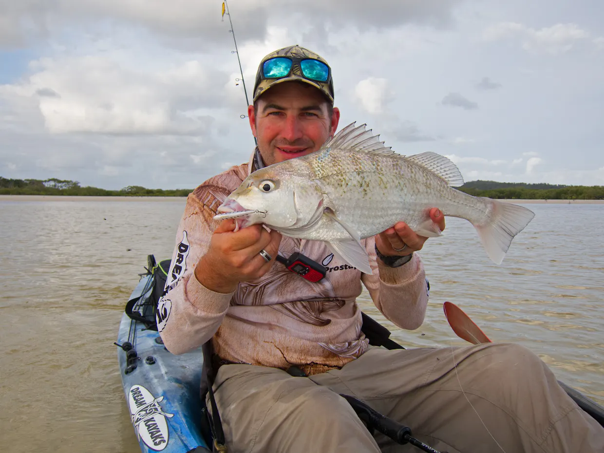 Kayak fishing tour