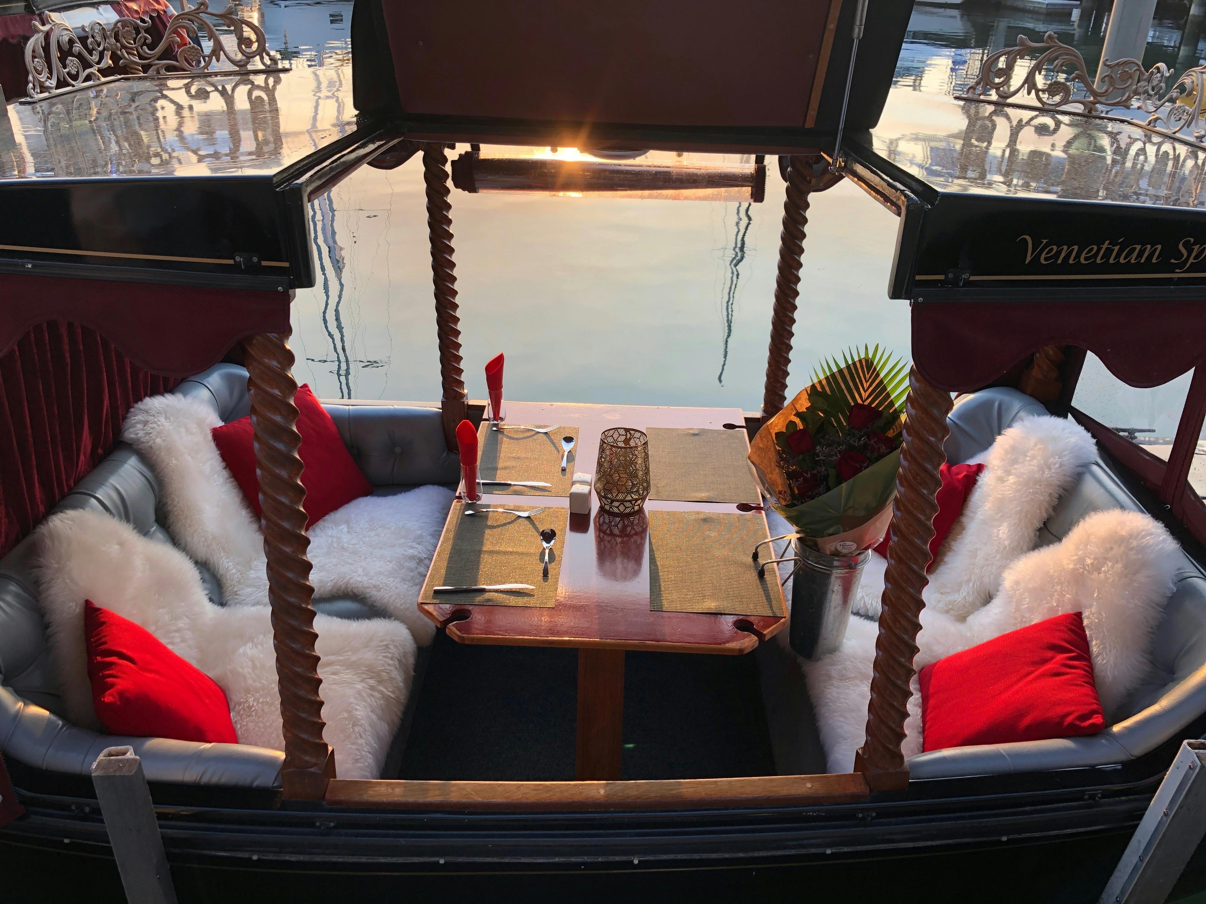 luxurious gondola interior