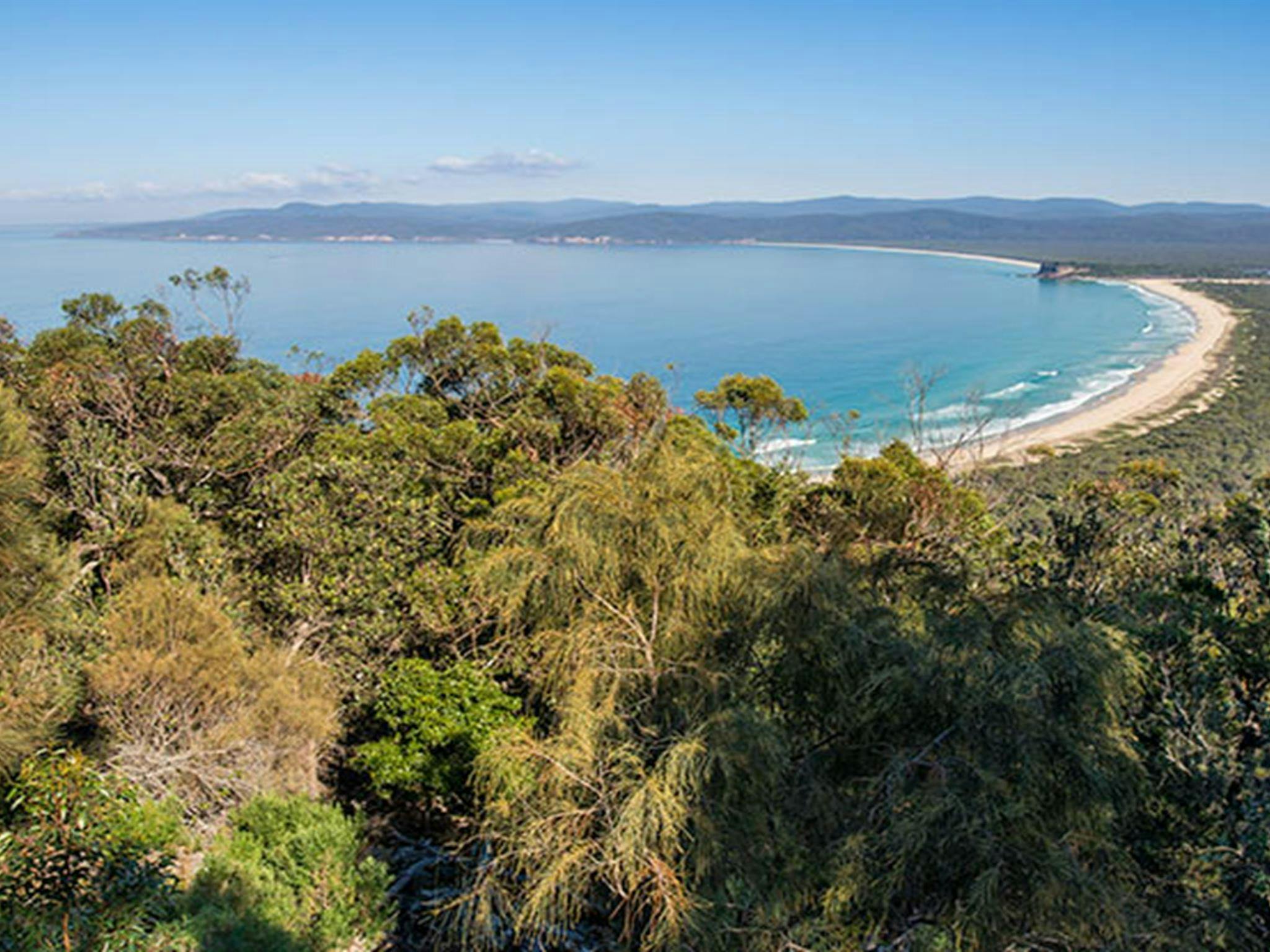Disaster Bay lookout, Beowa National Park. Photo: John Spencer