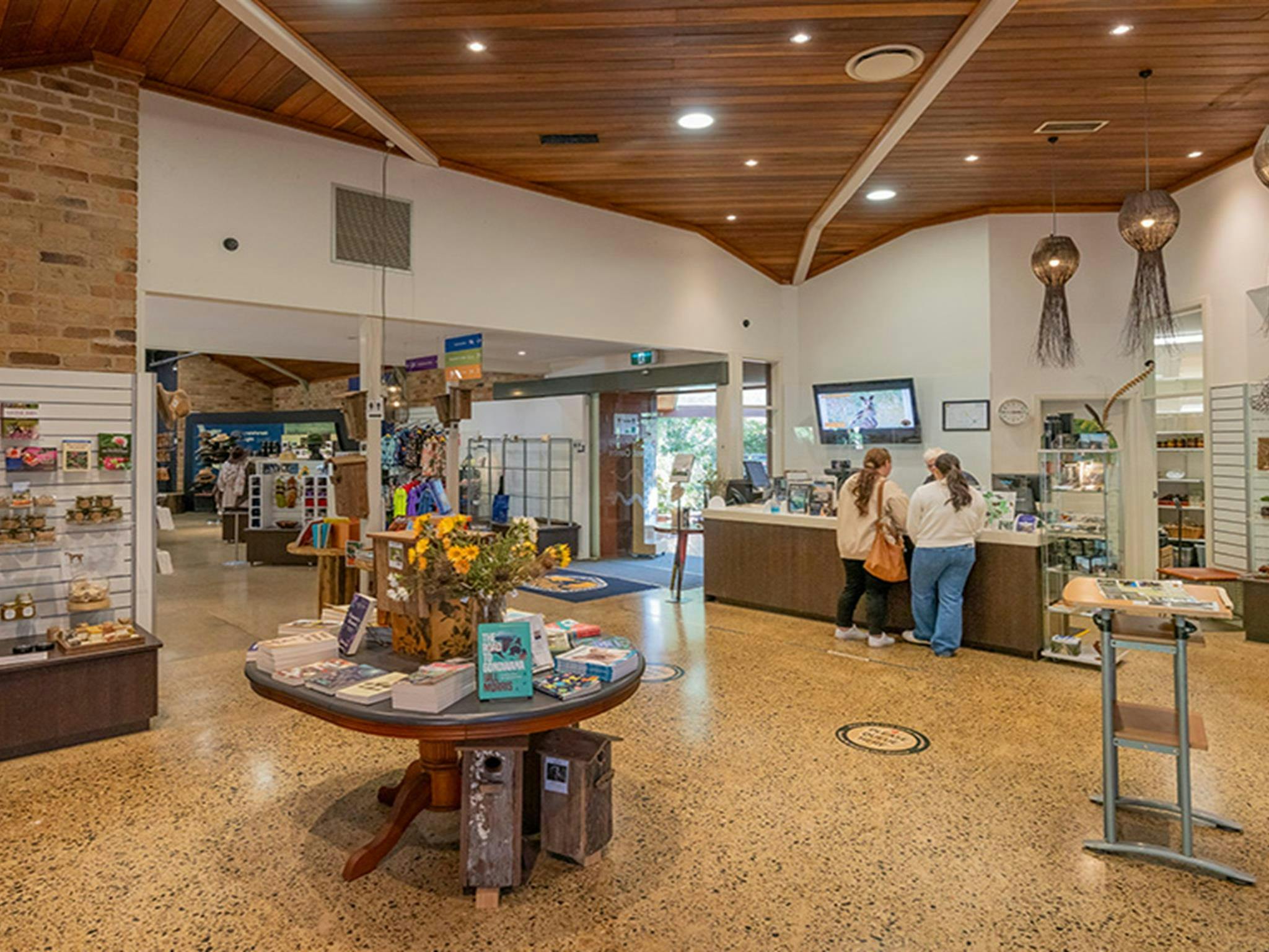 The interior of Dorrigo Rainforest Centre. Photo: John Spencer/DCCEEW &copy; DCCEEW