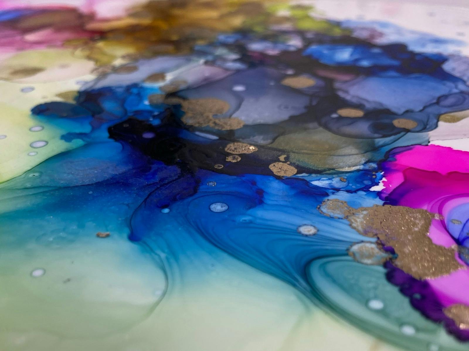 Tintenalchemie: Erkundung von Alkoholtintentechniken