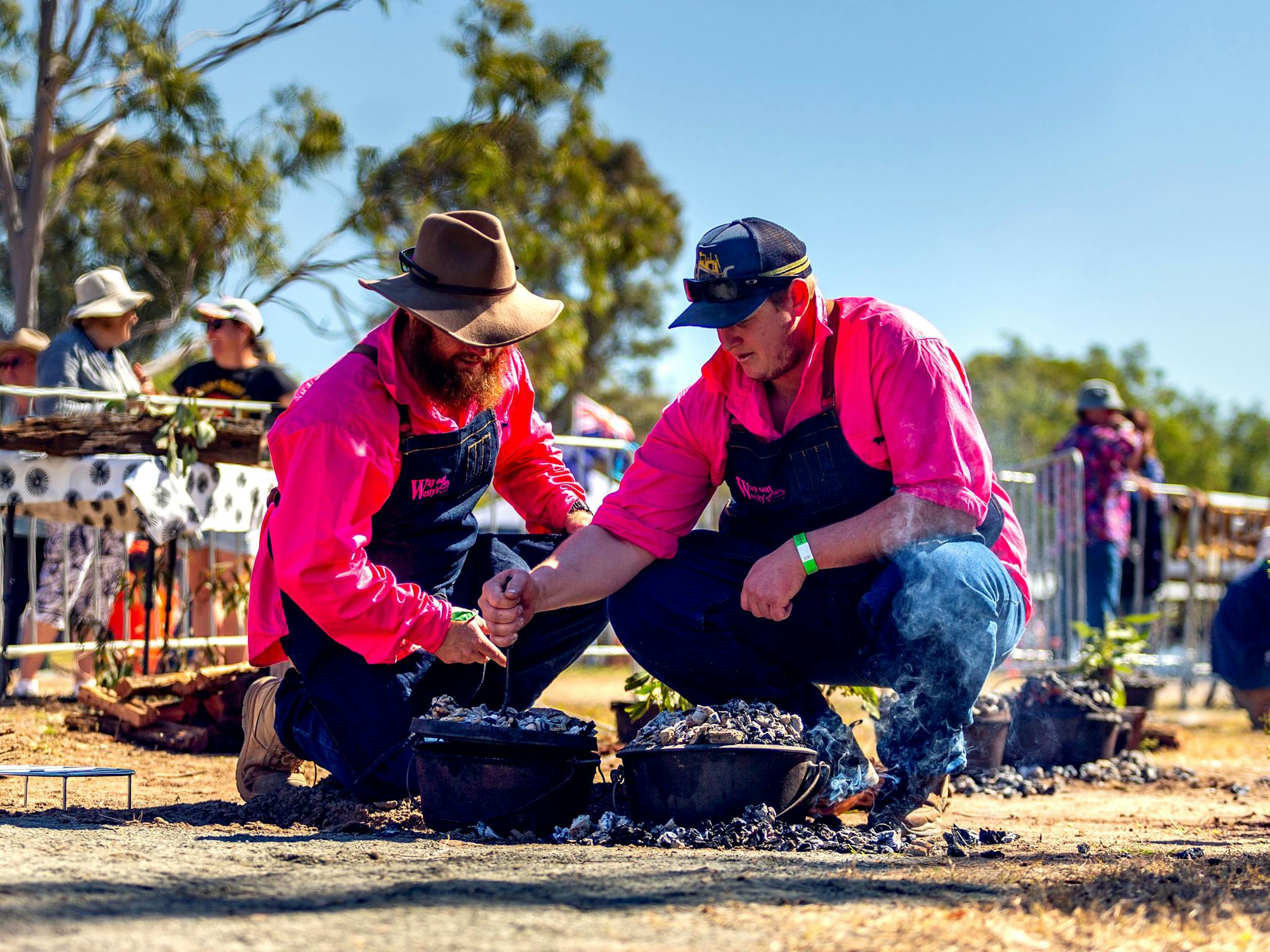 Camp Oven Cooking at the Australian Camp Oven Festival Camp Oven Cooking at the Australian Camp Oven Festival
