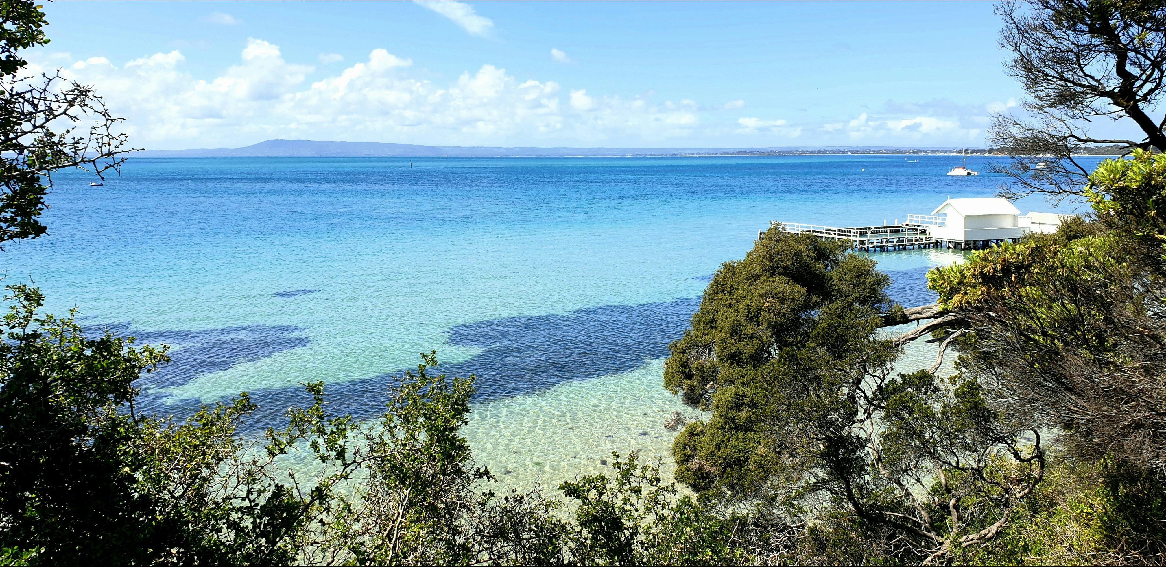 Enjoying a beautiful scenic walk on the Mornington Peninsula