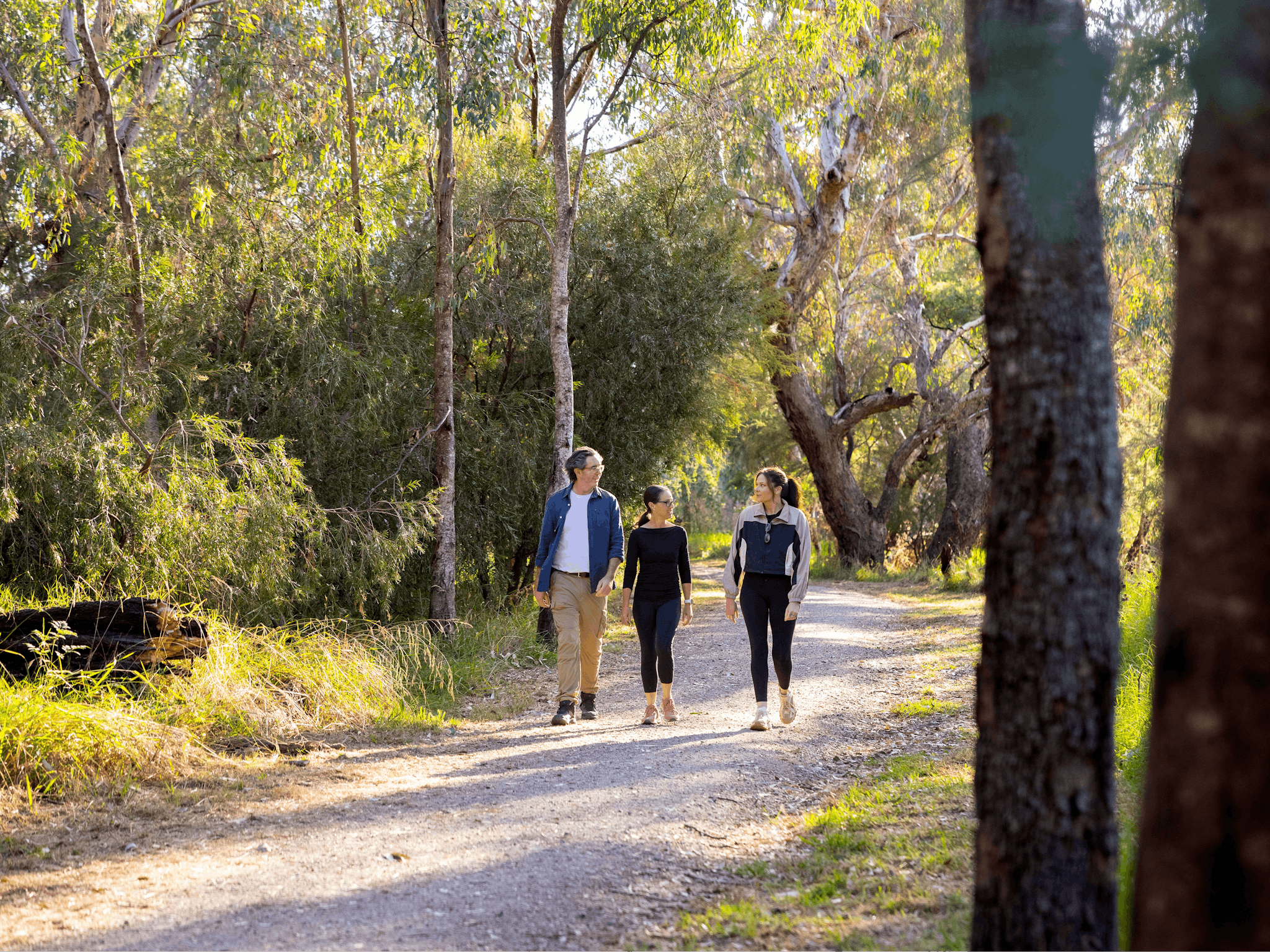 Walking on the Crossing Place Trail