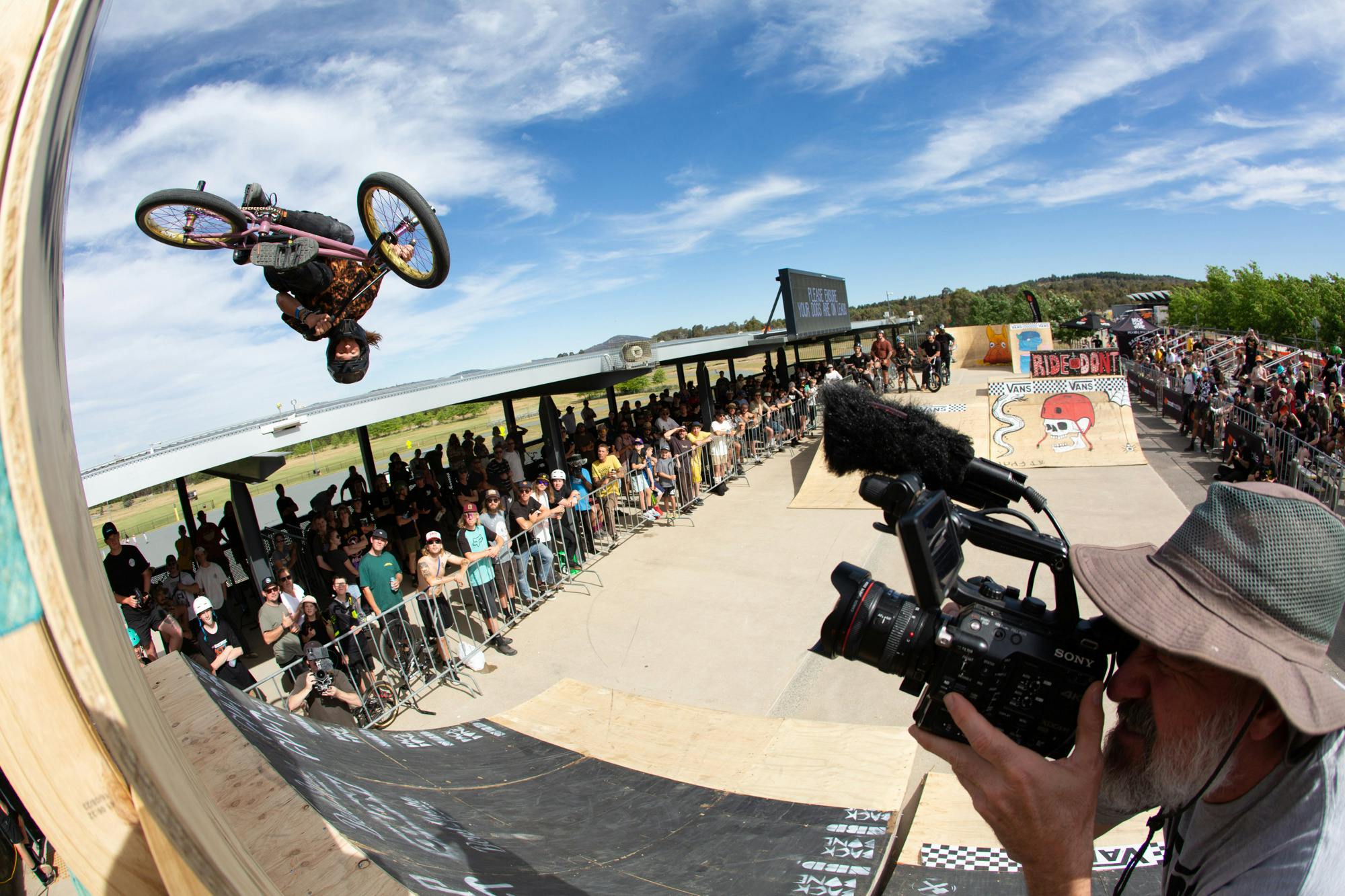 Samual Grace wallride flair at ACT JAM 2023