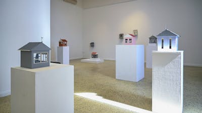 Georgia Claridge, Open Home Exhibition, installation view Tuggeranong Arts Centre. Photo by Martin O