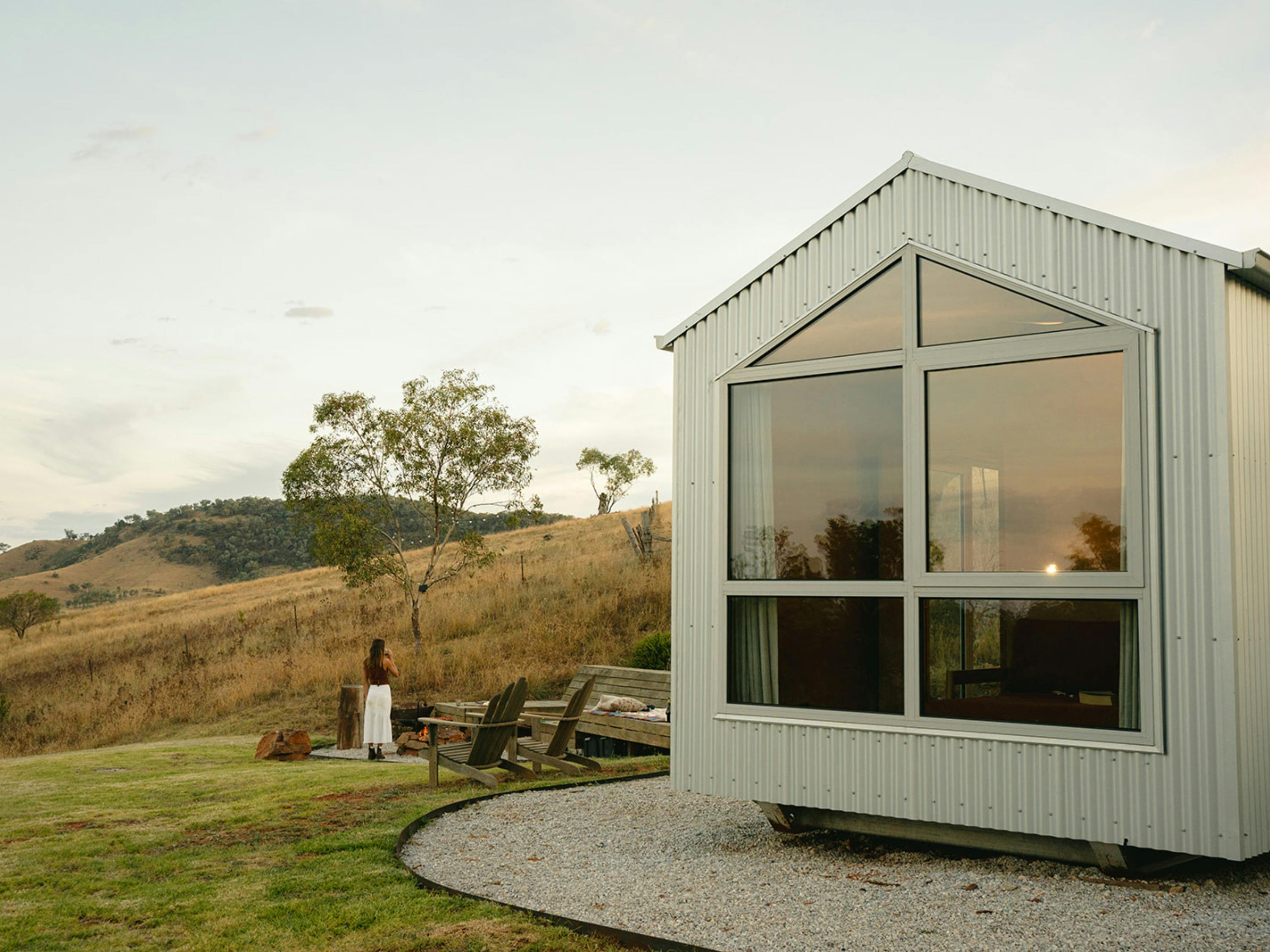 Full-height windows to take in the view