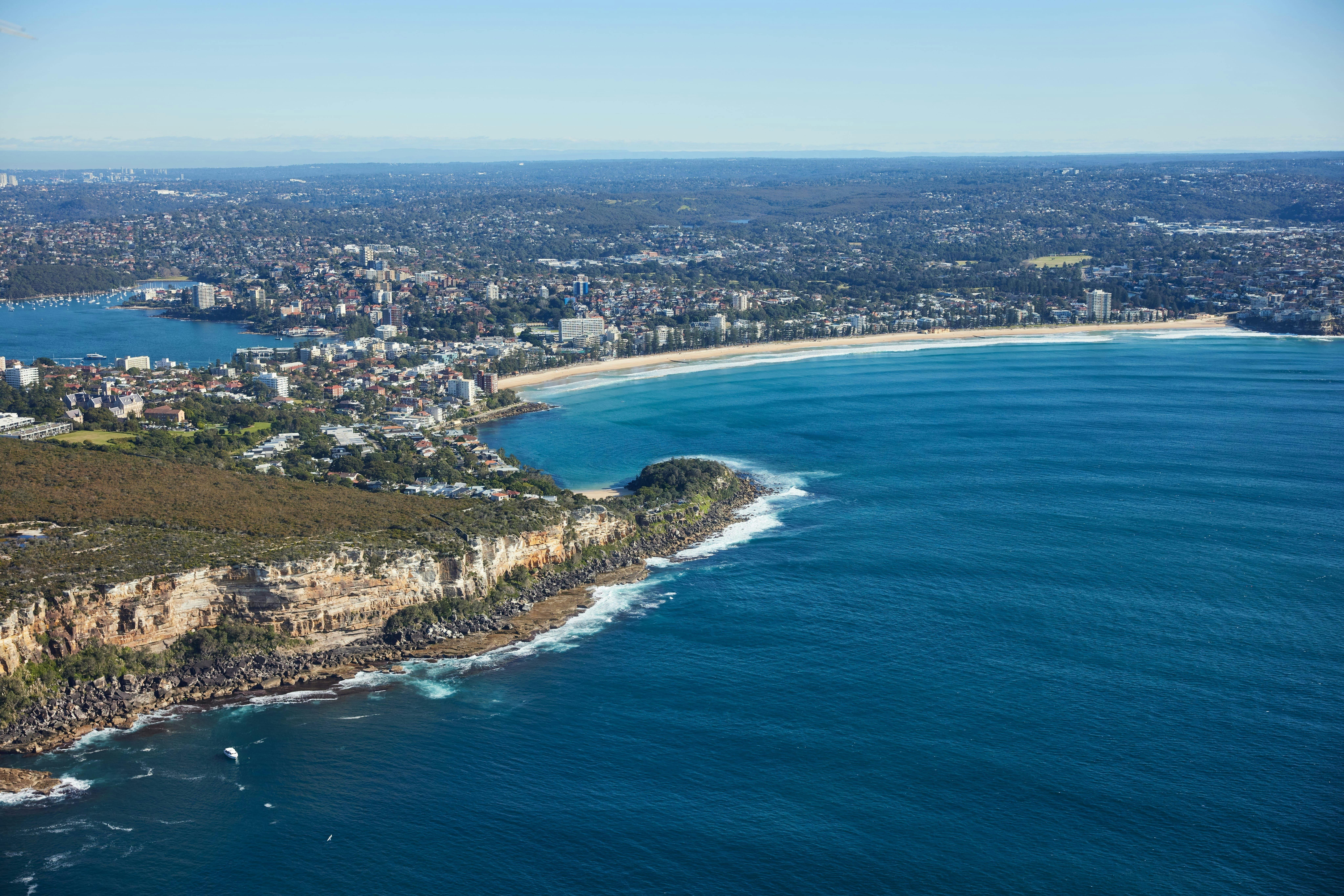 경치 좋은 맨리 비치