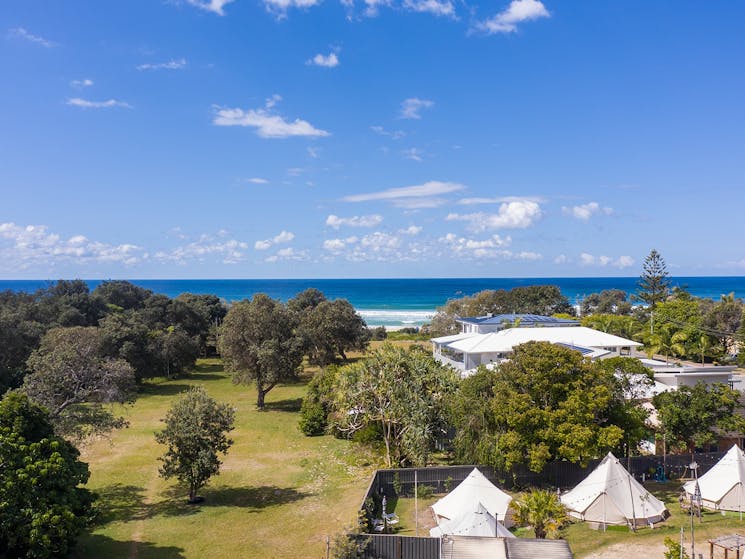 The Hideaway Cabarita Beach Aerial