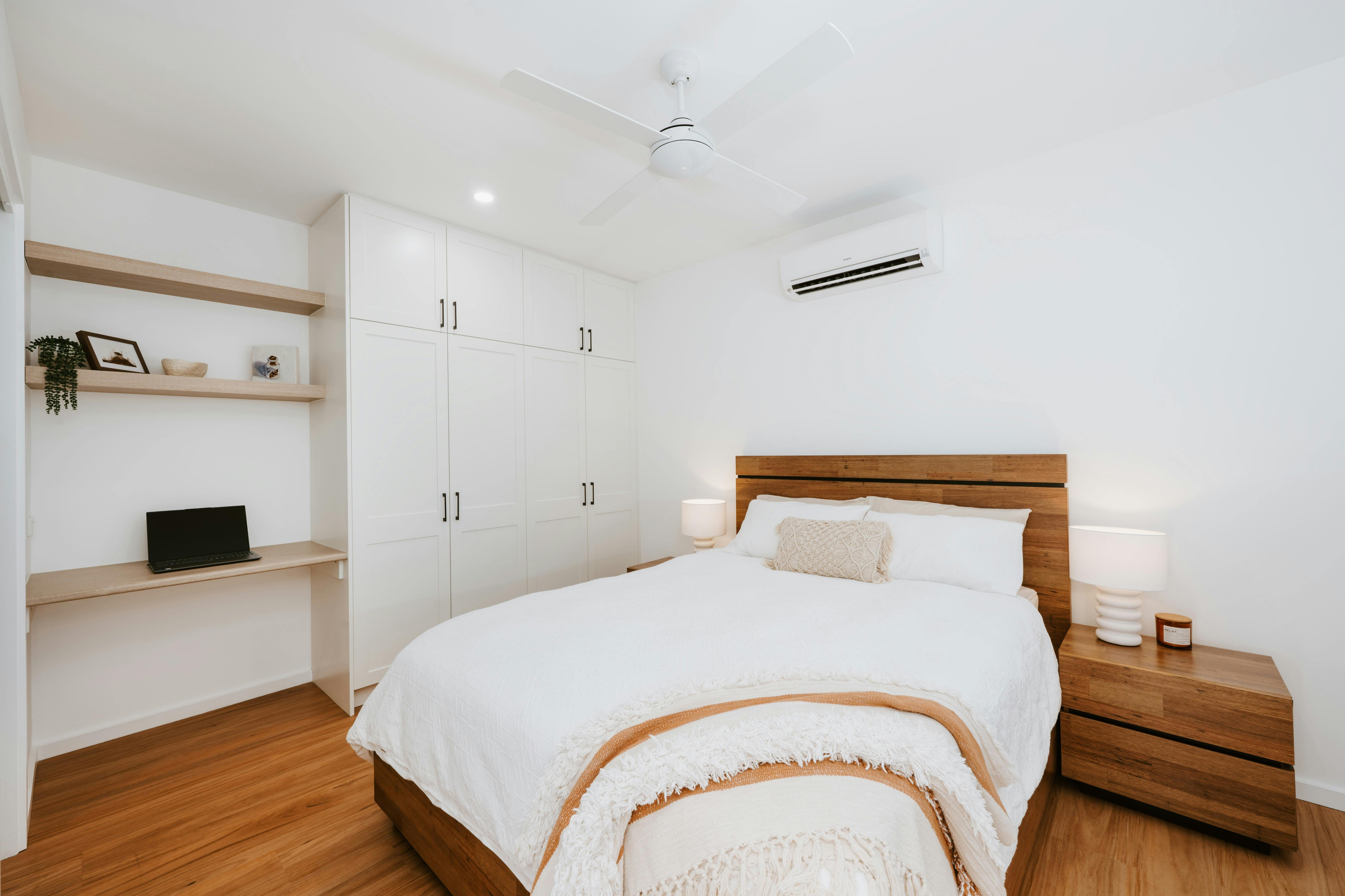 Queen Bed with Study Nook