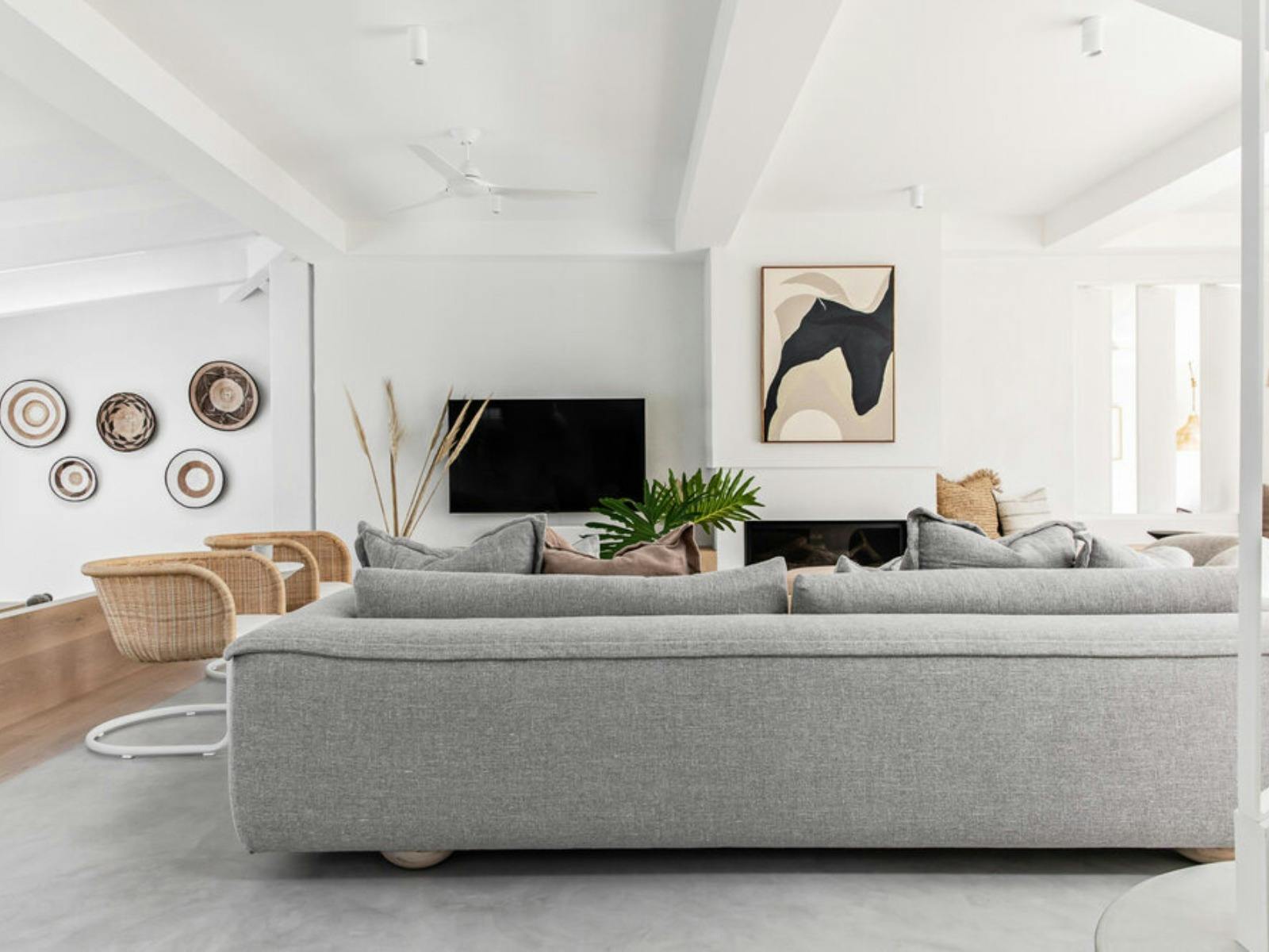 Indoor fireplace and outdoor heater for the cooler nights