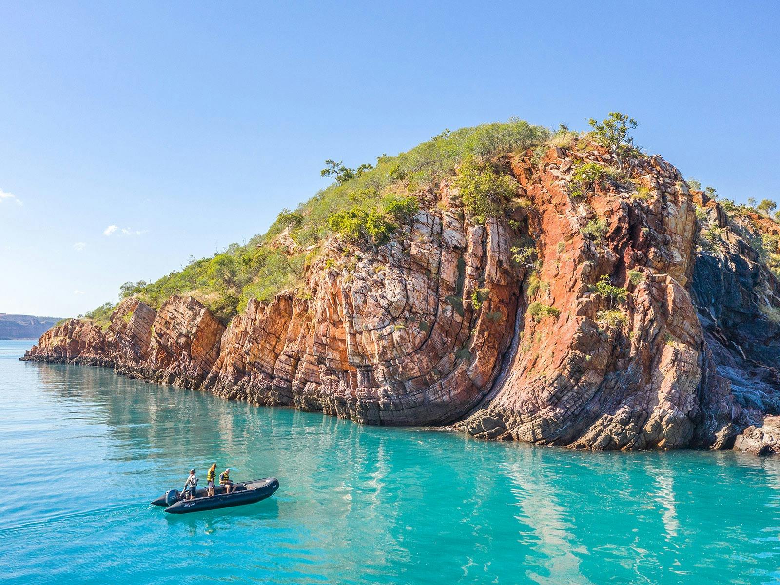 Zodiac Exploring Nares Point