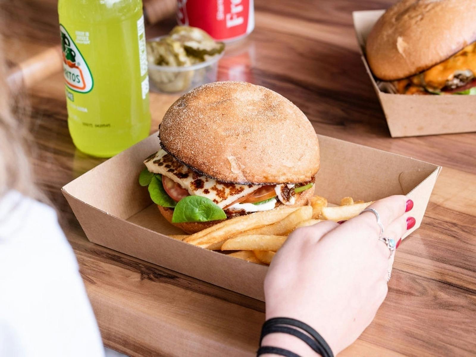 Haloumi Burger from Trident Fish & Grill Alstonville