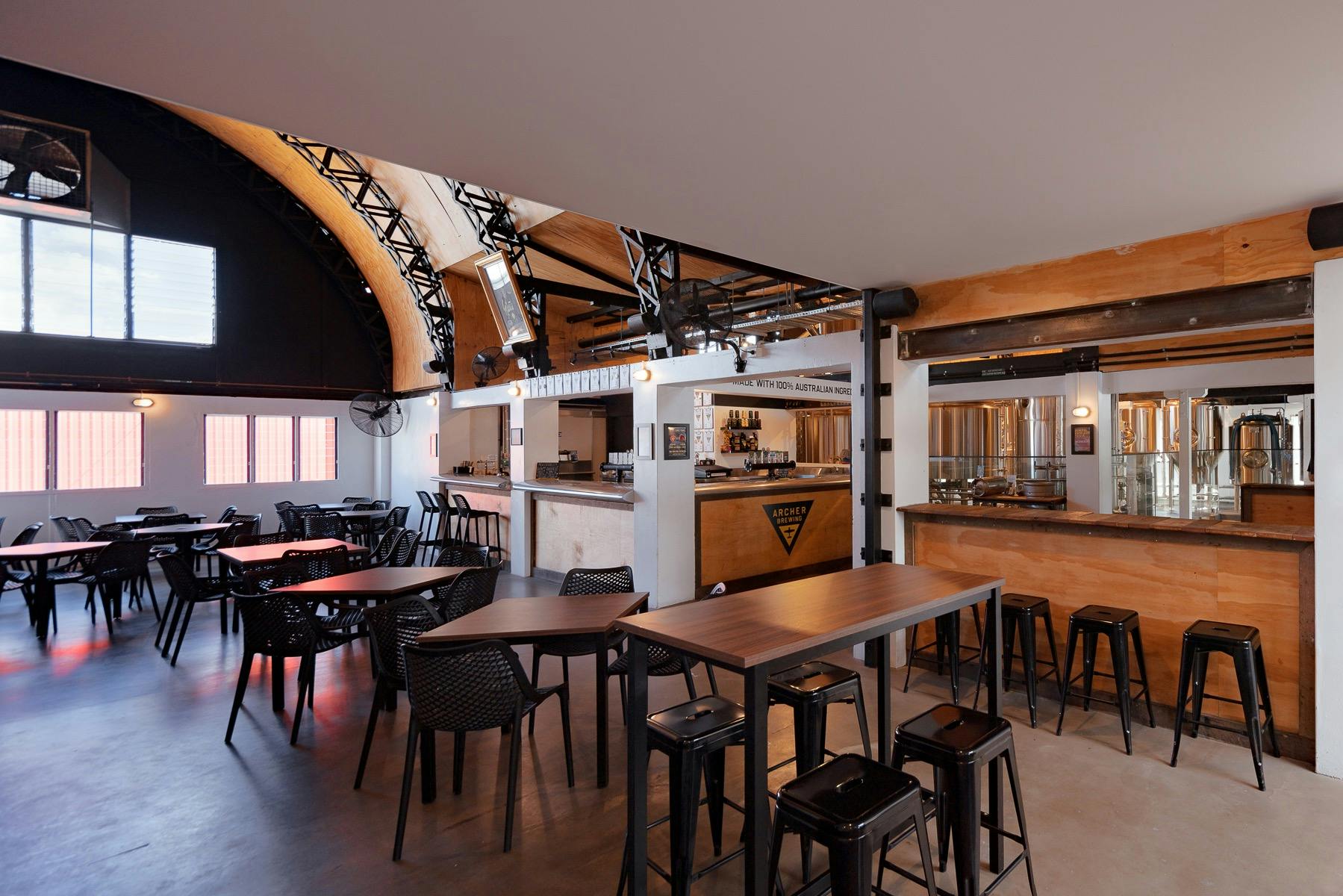 Downstairs at Archer Brewing