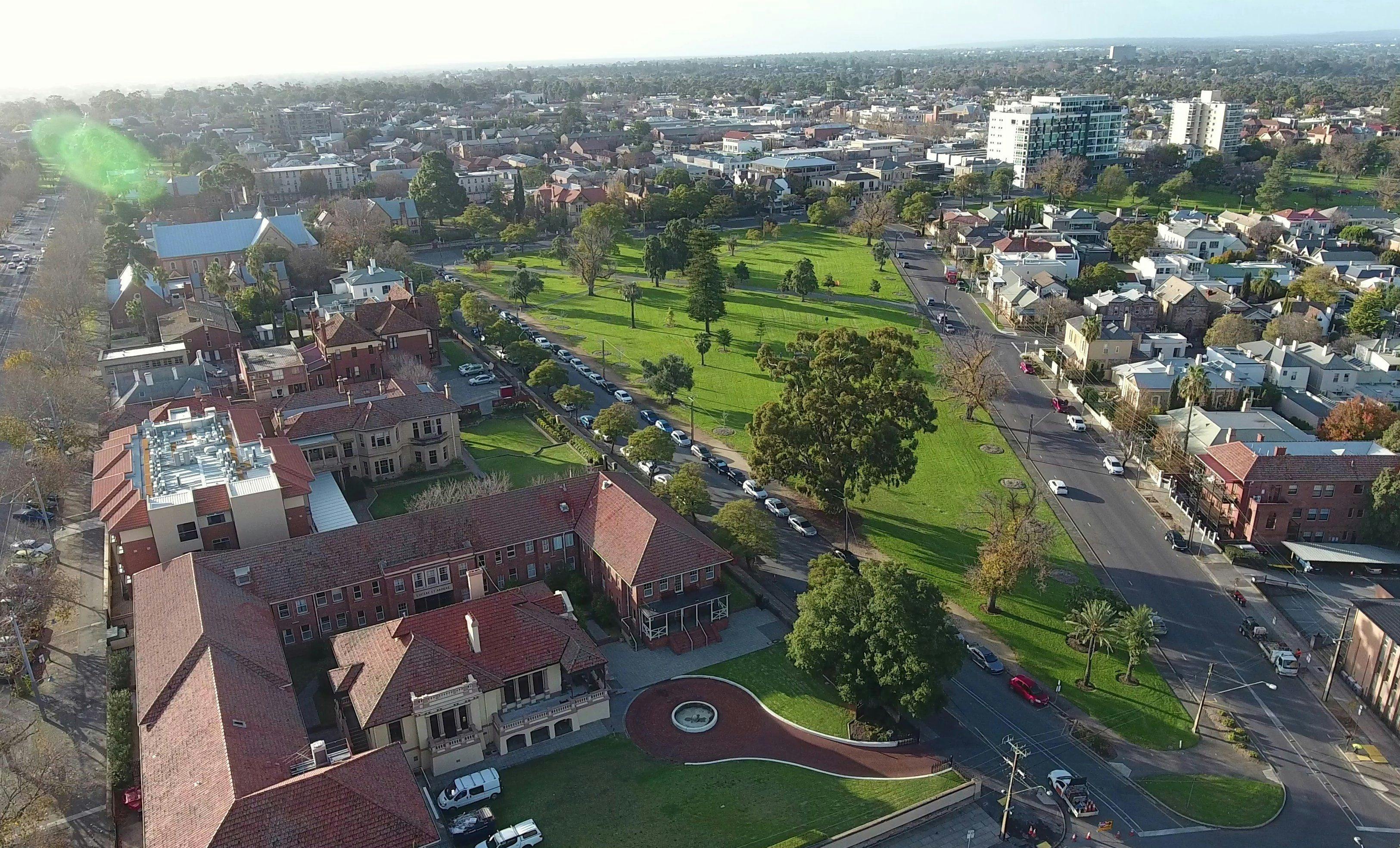 Palmer Gardens from  above