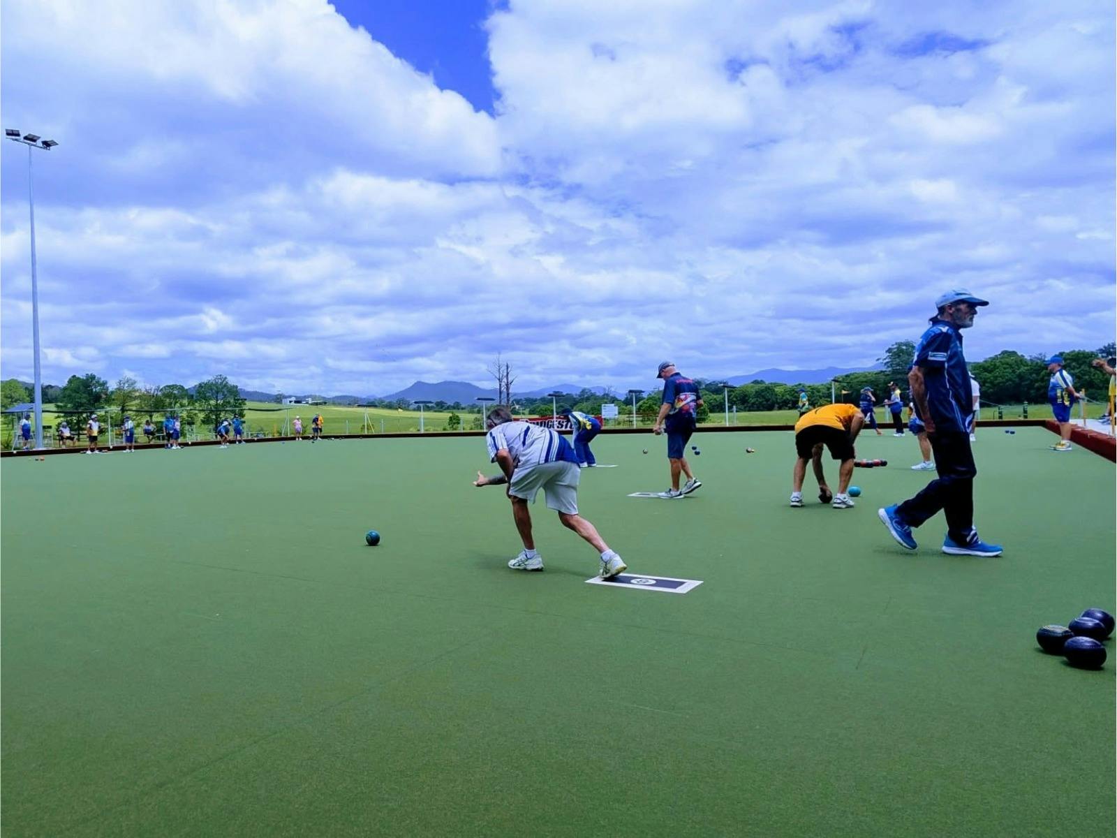 Lawn Bowls on Green #2. Soaking up the sun