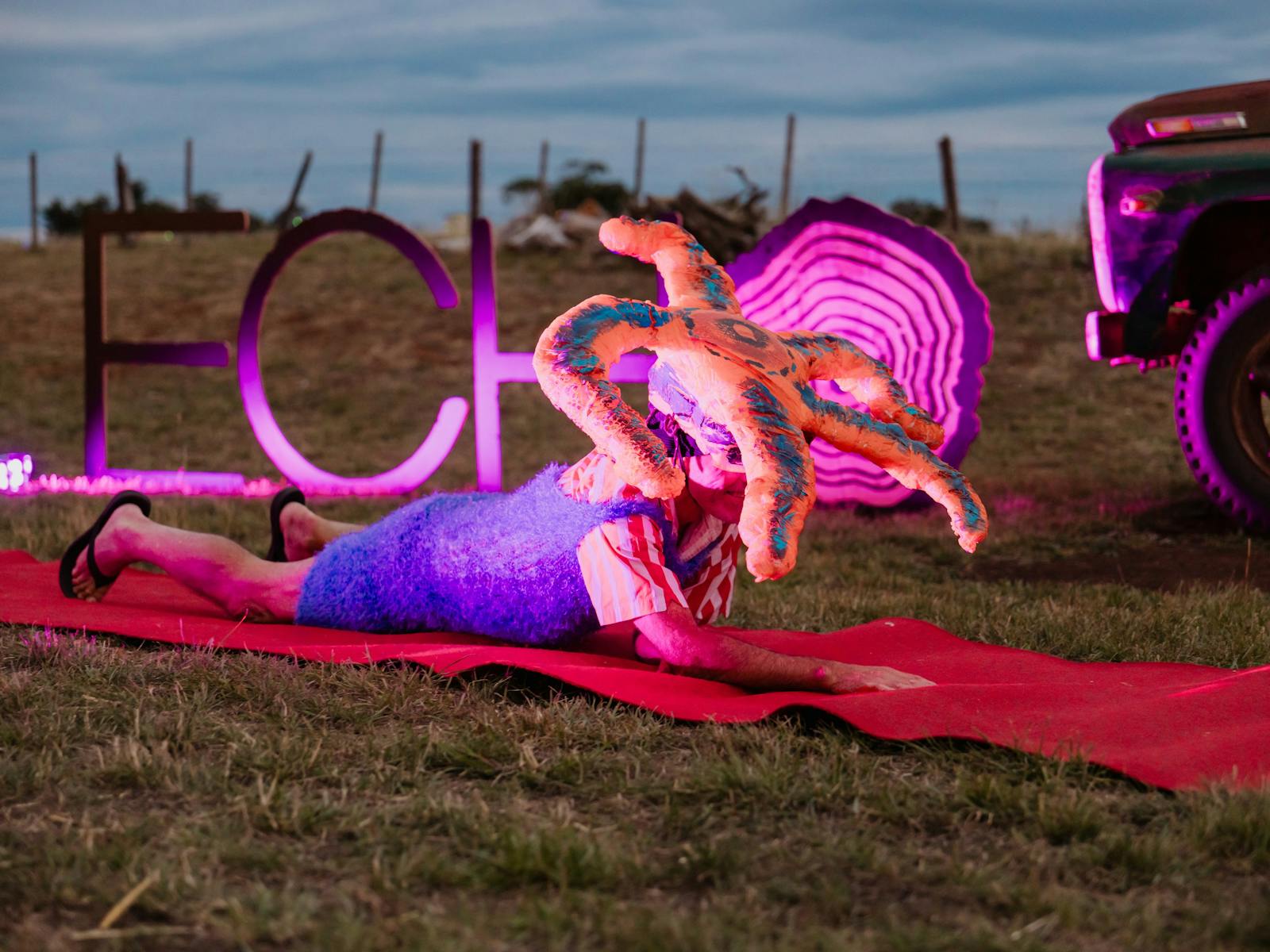 'Trashions on The Field' Catwalk at ECHO Festival
