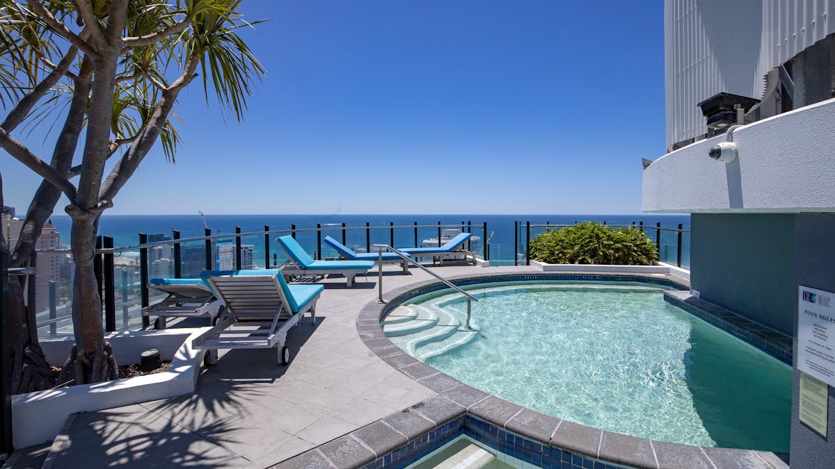 Rooftop pool
