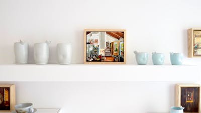 GOST shows Nic + Rebecca Paintings + Ceramics