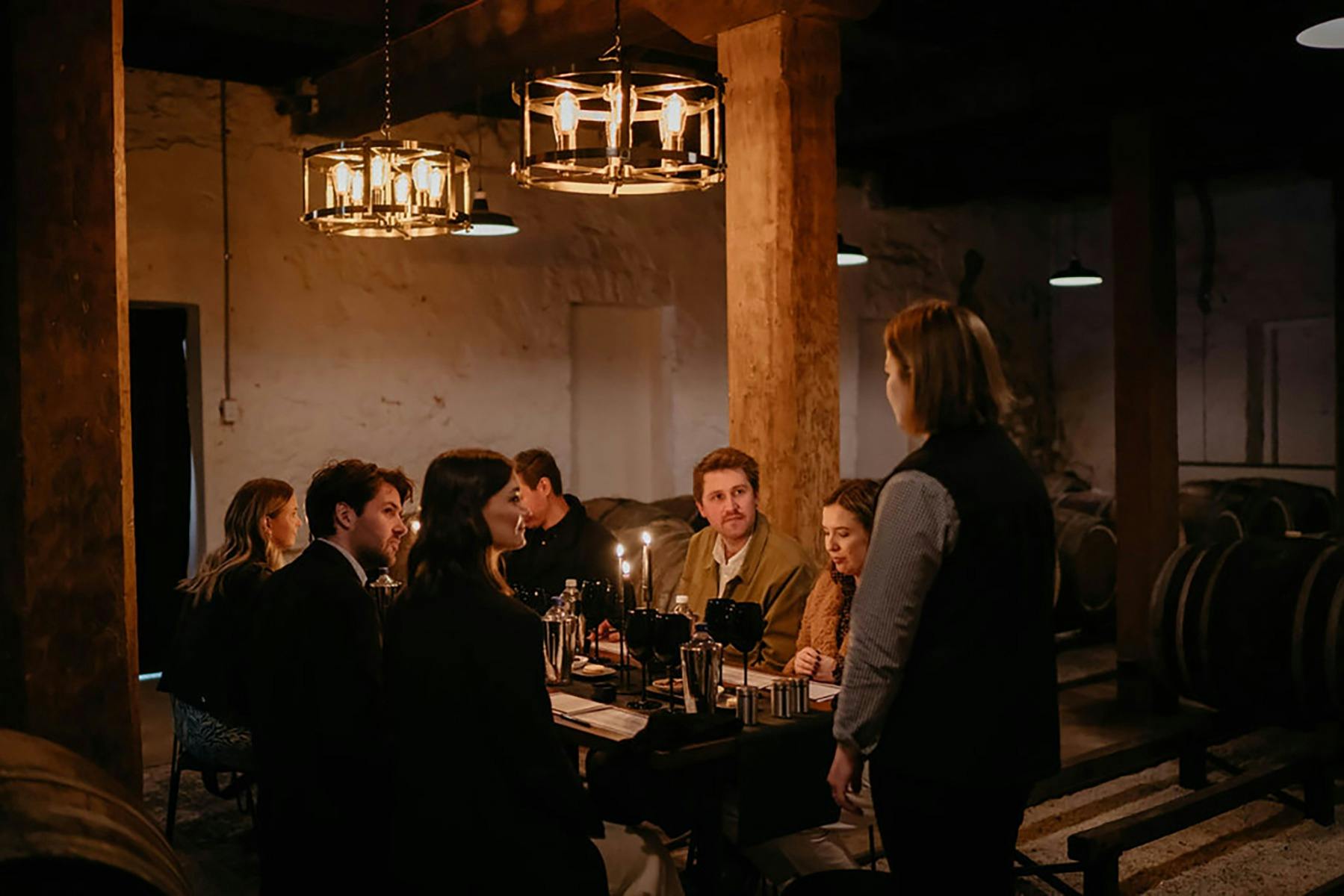 Hardys Tasting in teh Dark Experience