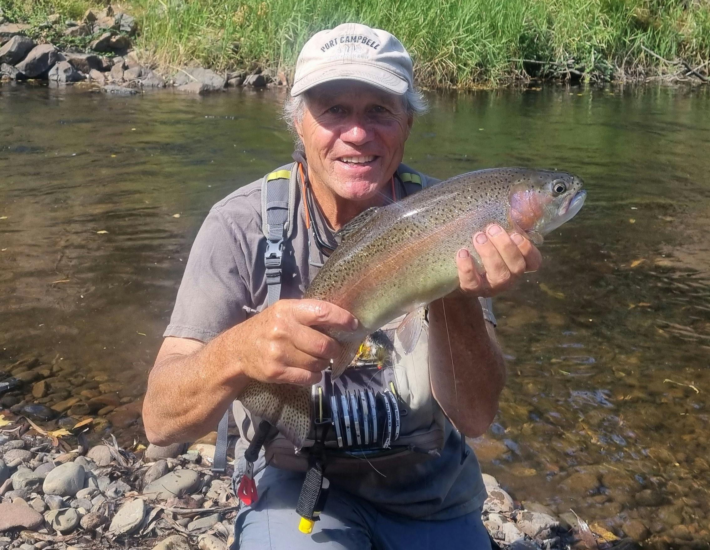 Andy and pet rainbow