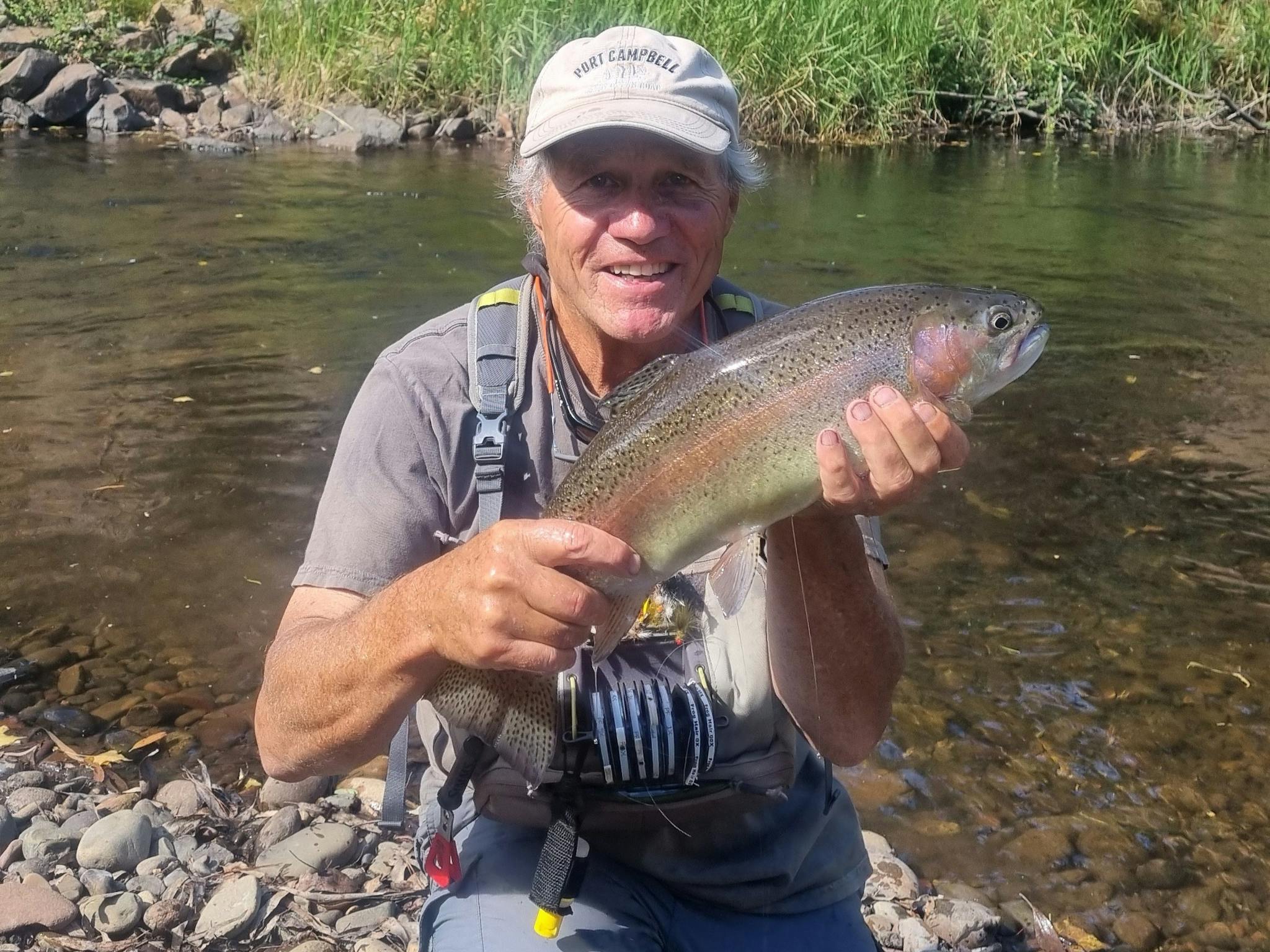 Andy and pet rainbow