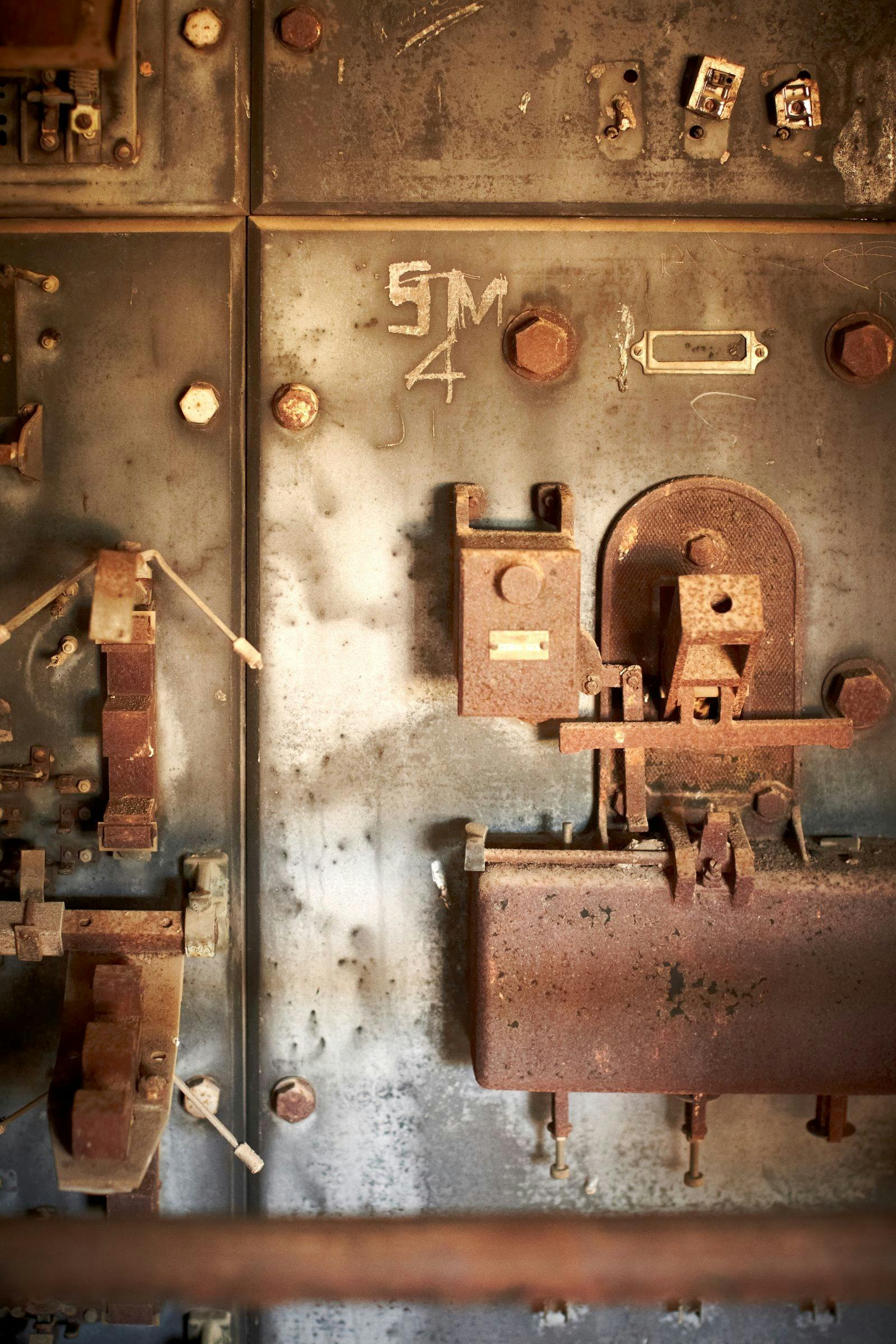 Antique switches on the Eldorado Dredge