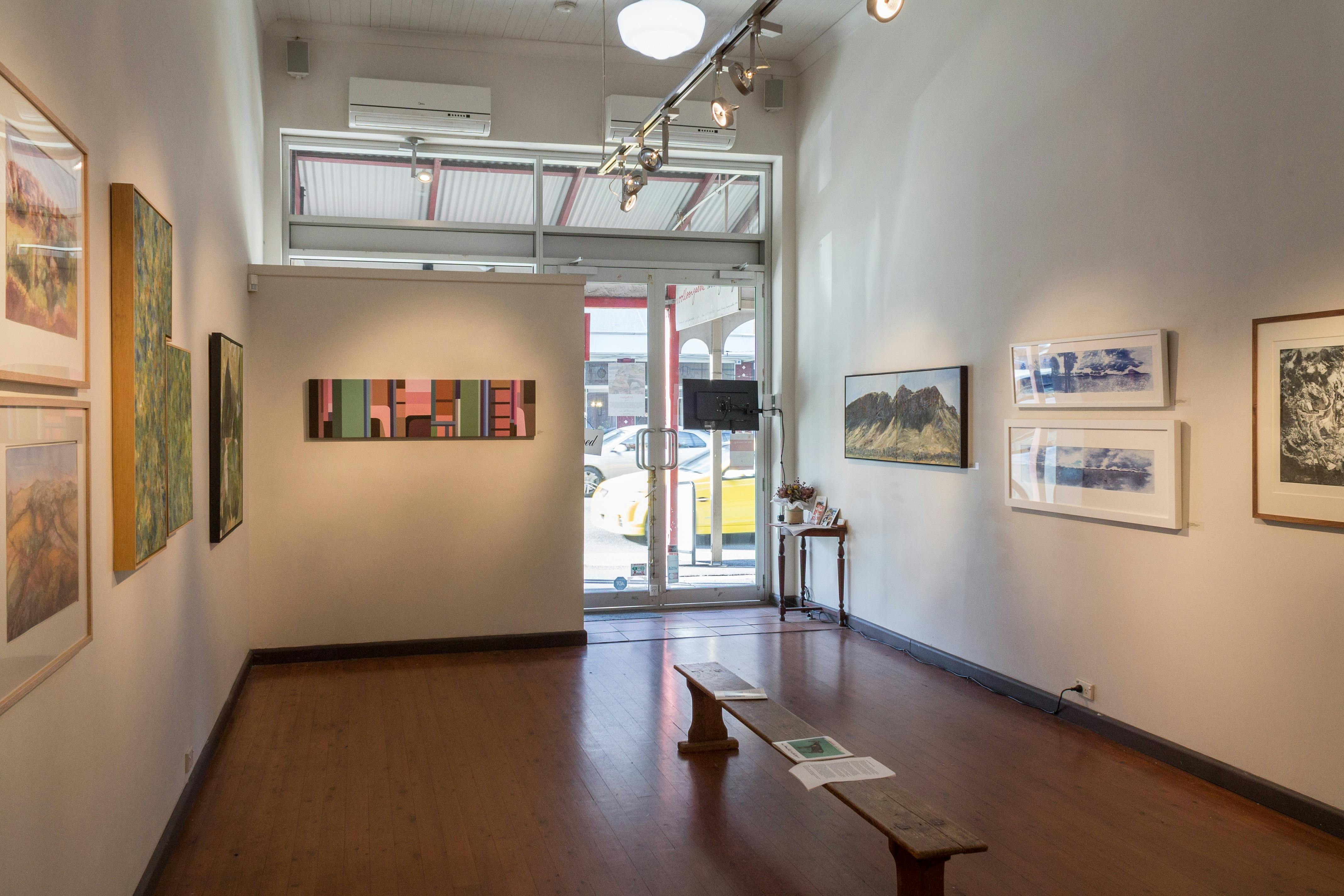 Interior image of main gallery