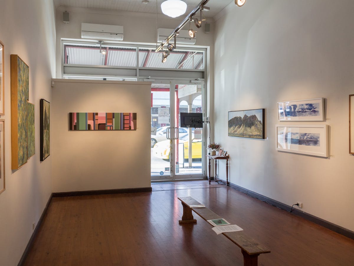 Interior image of main gallery