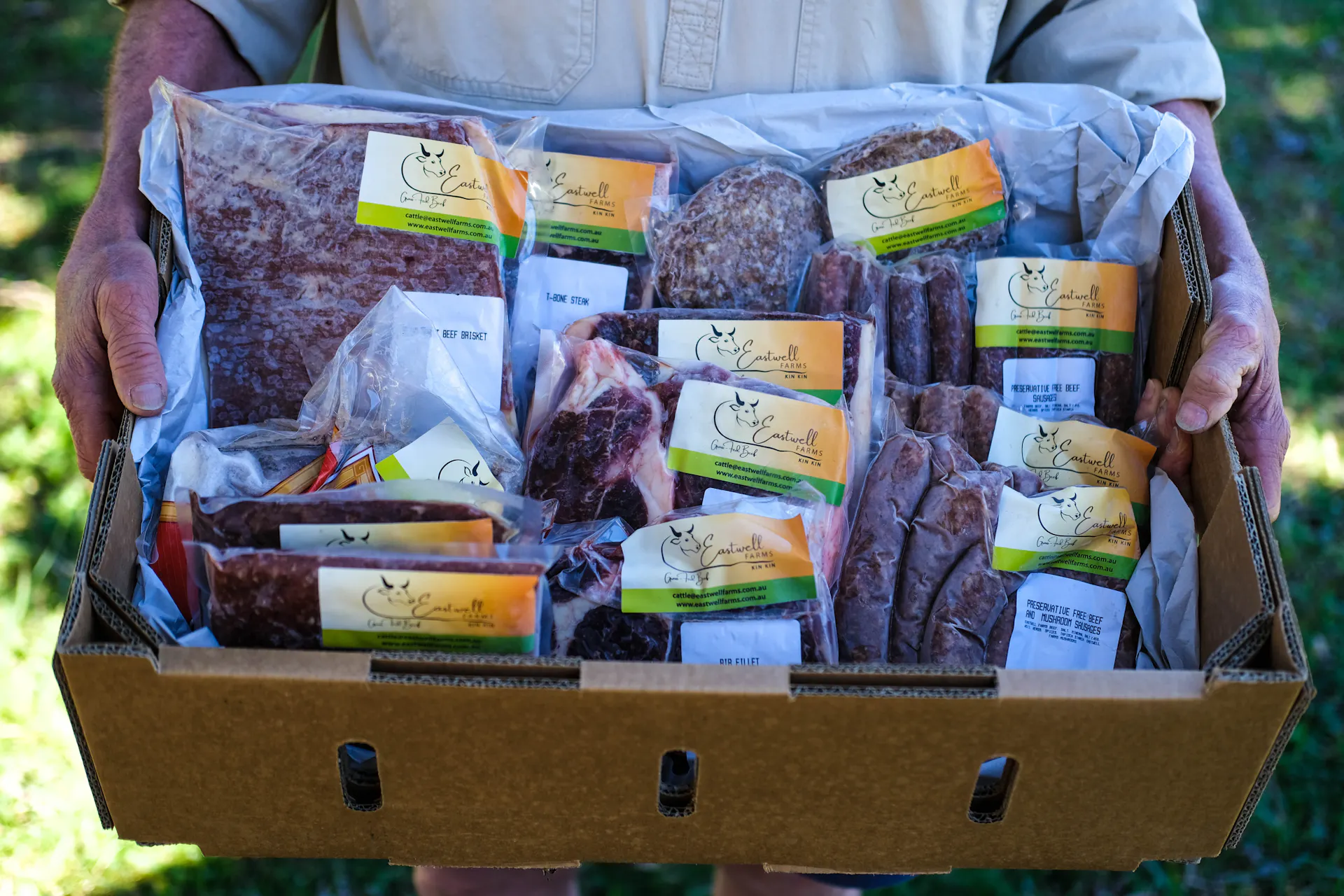Grass-Fed Beef pack, available from Eastwell Farms