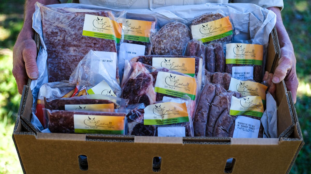 Grass-Fed Beef pack, available from Eastwell Farms