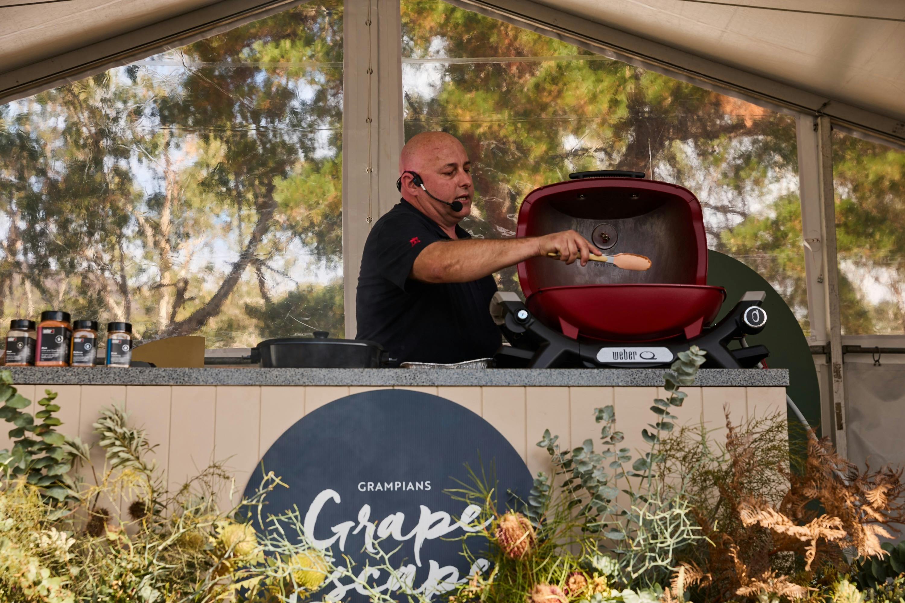 Weber BBQ Masterclass at Grampians Grape Escape