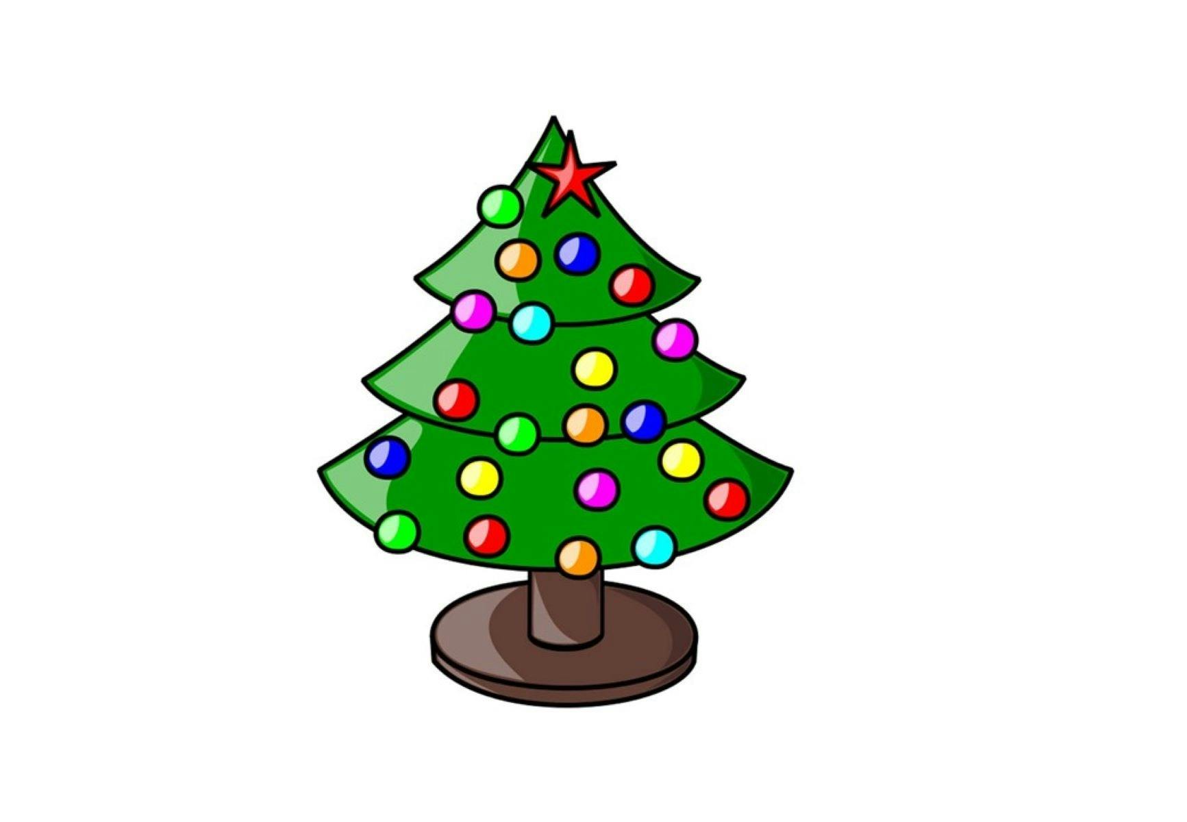 cartoon christmas tree