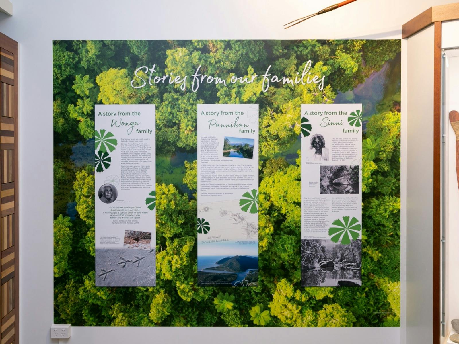 One of the displays in Babinda Museum One of the displays in Babinda Museum