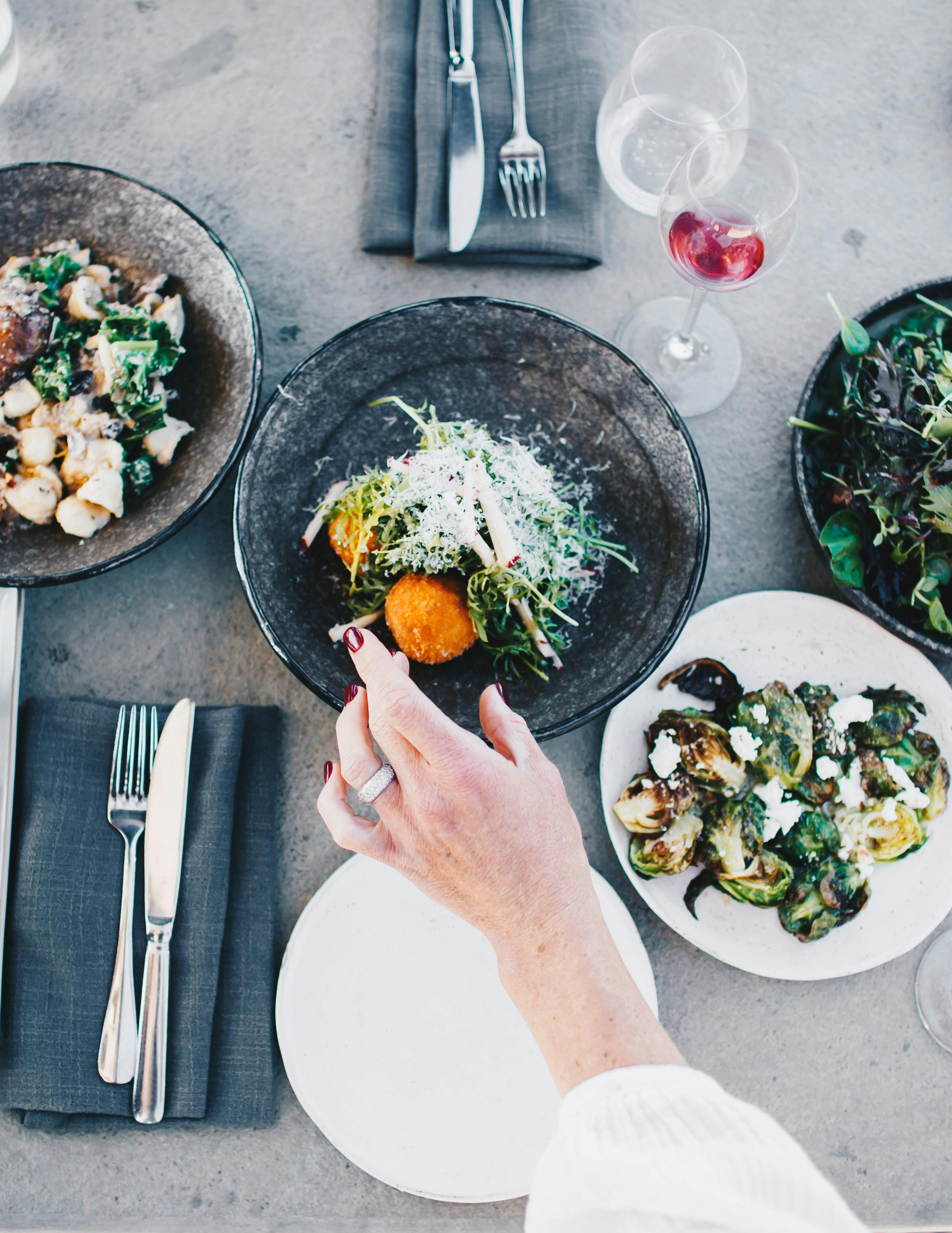 Ever changing menu at Ghost Rock Eatery showcasing the region's abundant local produce.