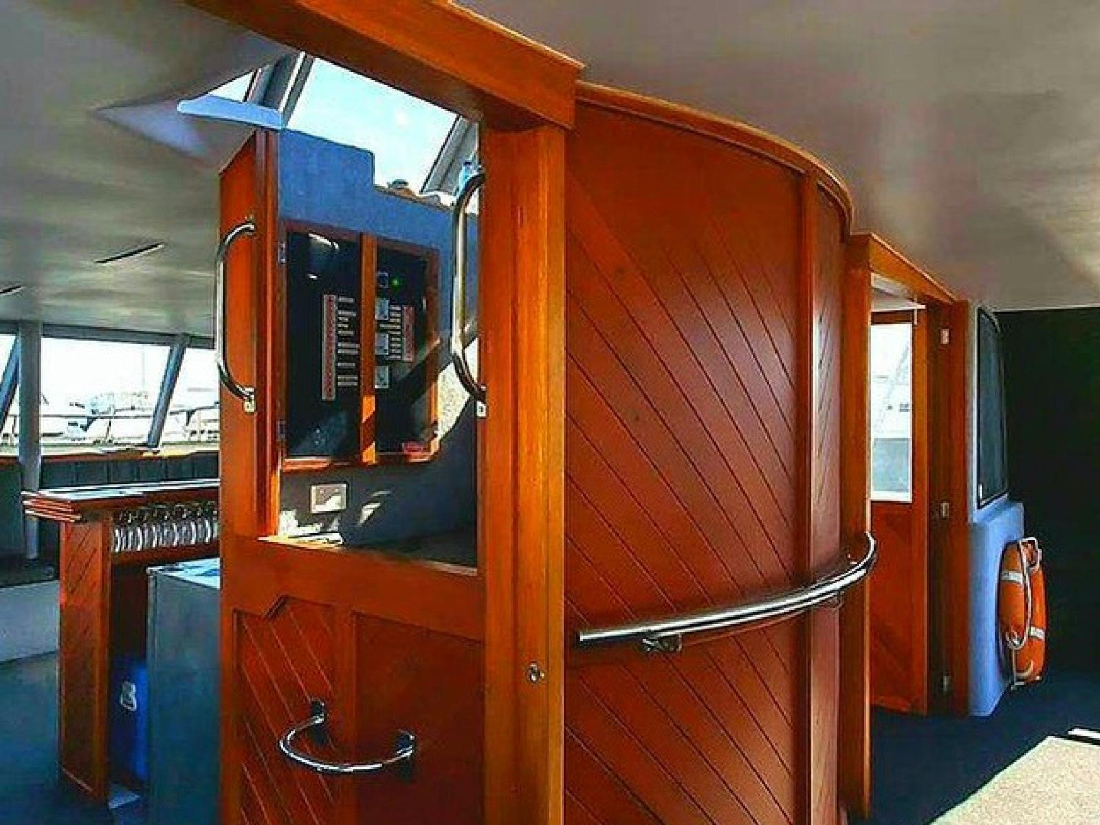 Interior view of the YKNOT Catamaran