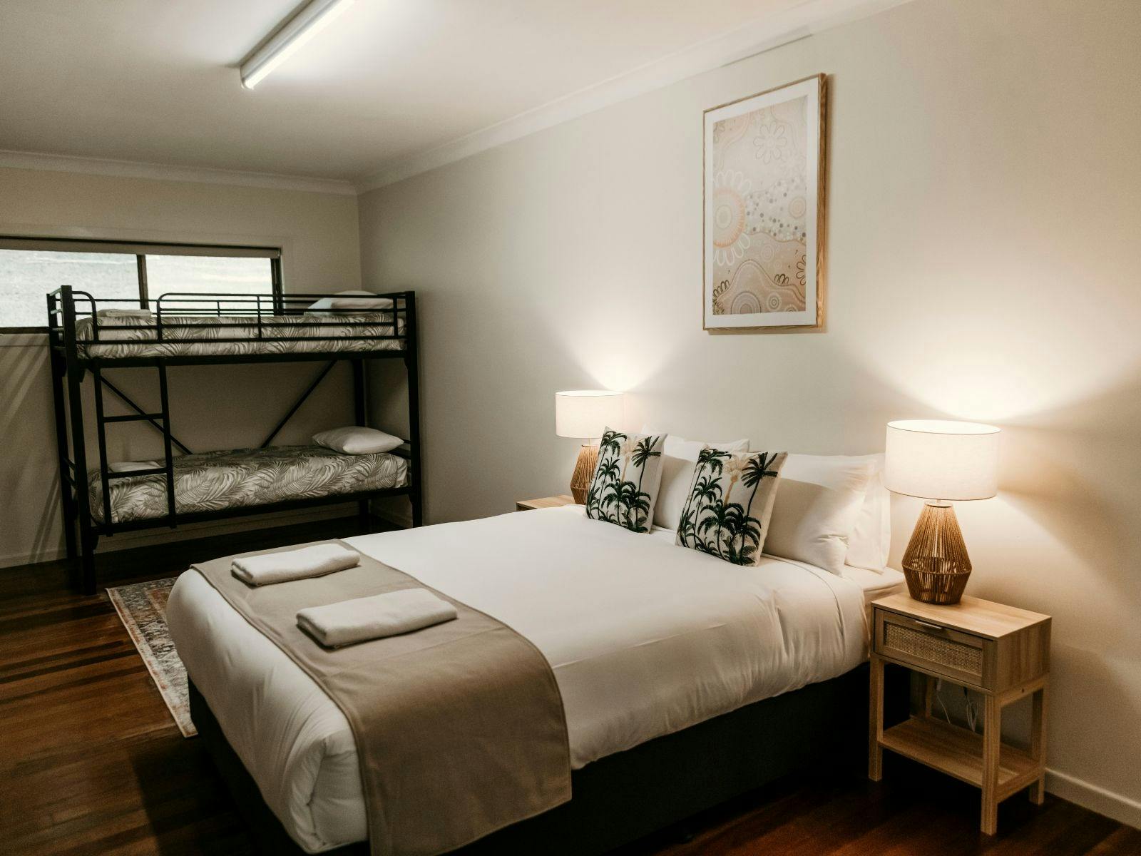 These rooms are located close to the barn & set amongst the sub-tropical landscape