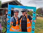 Cyclists at the Narrandera Town2Beach