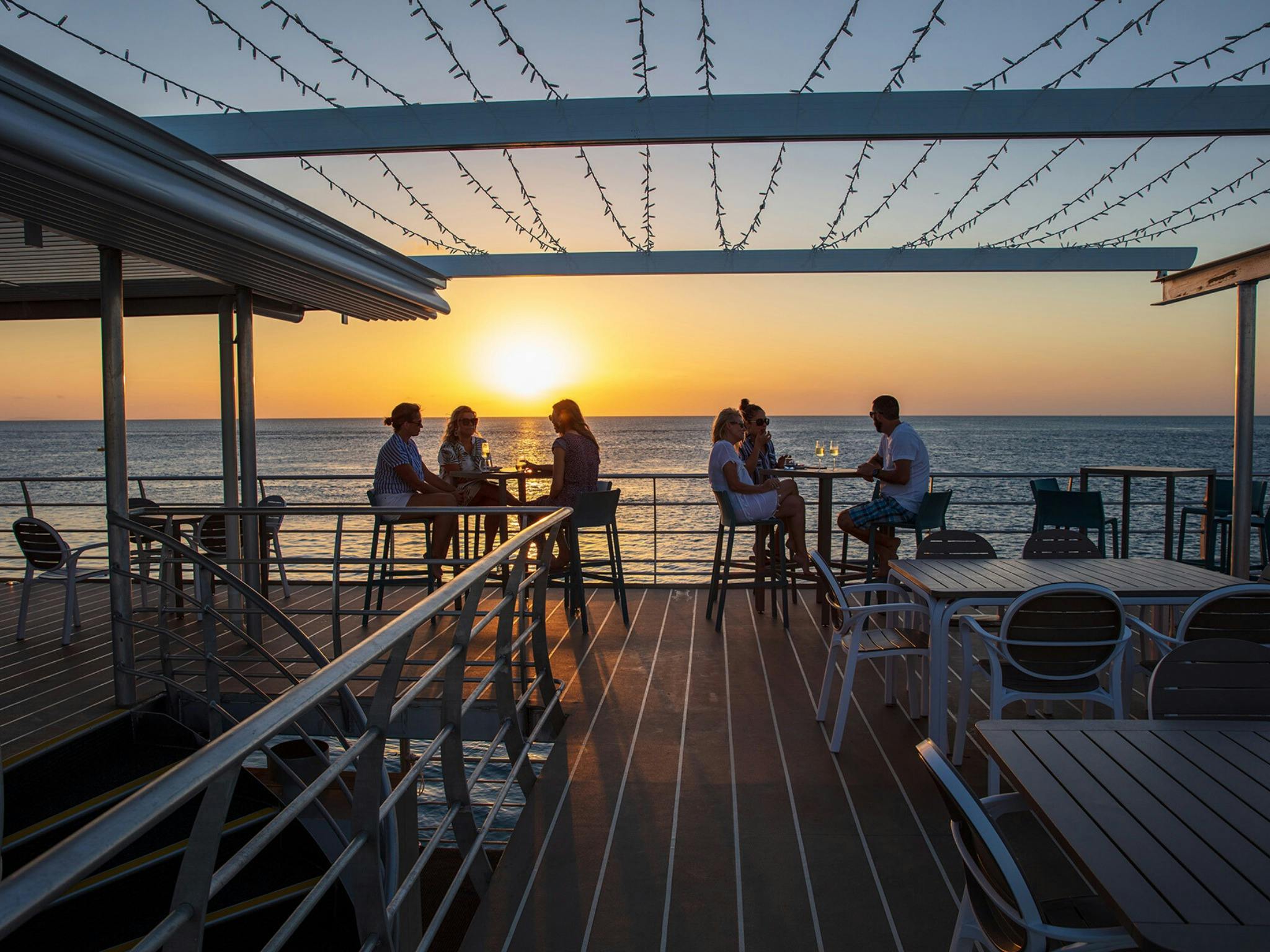 Sunset canapes
