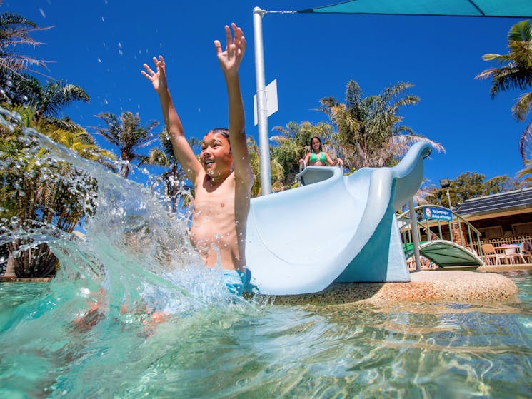 Enjoying the Pool at One Mile Beach